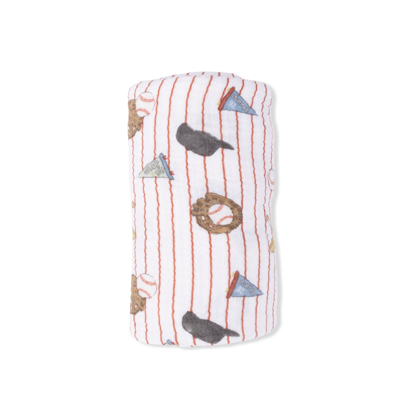 Vintage Baseball Stripe - Swaddle Blanket