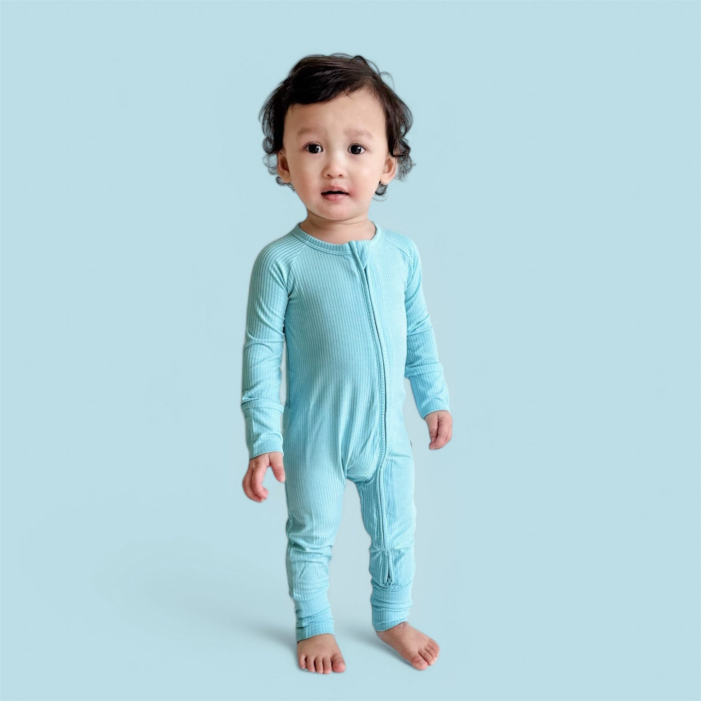 CAPRI BLUE RIB DREAM ROMPER