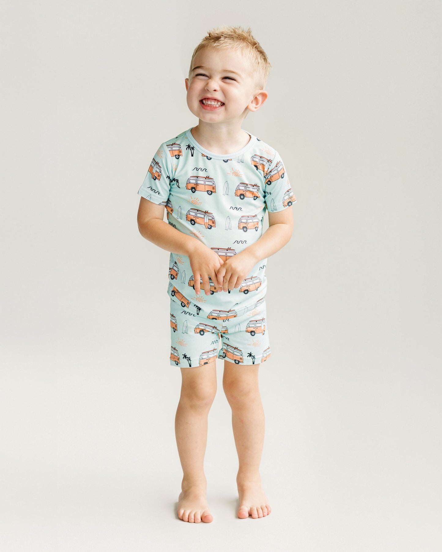 Bamboo Shorts Set | Retro Beach