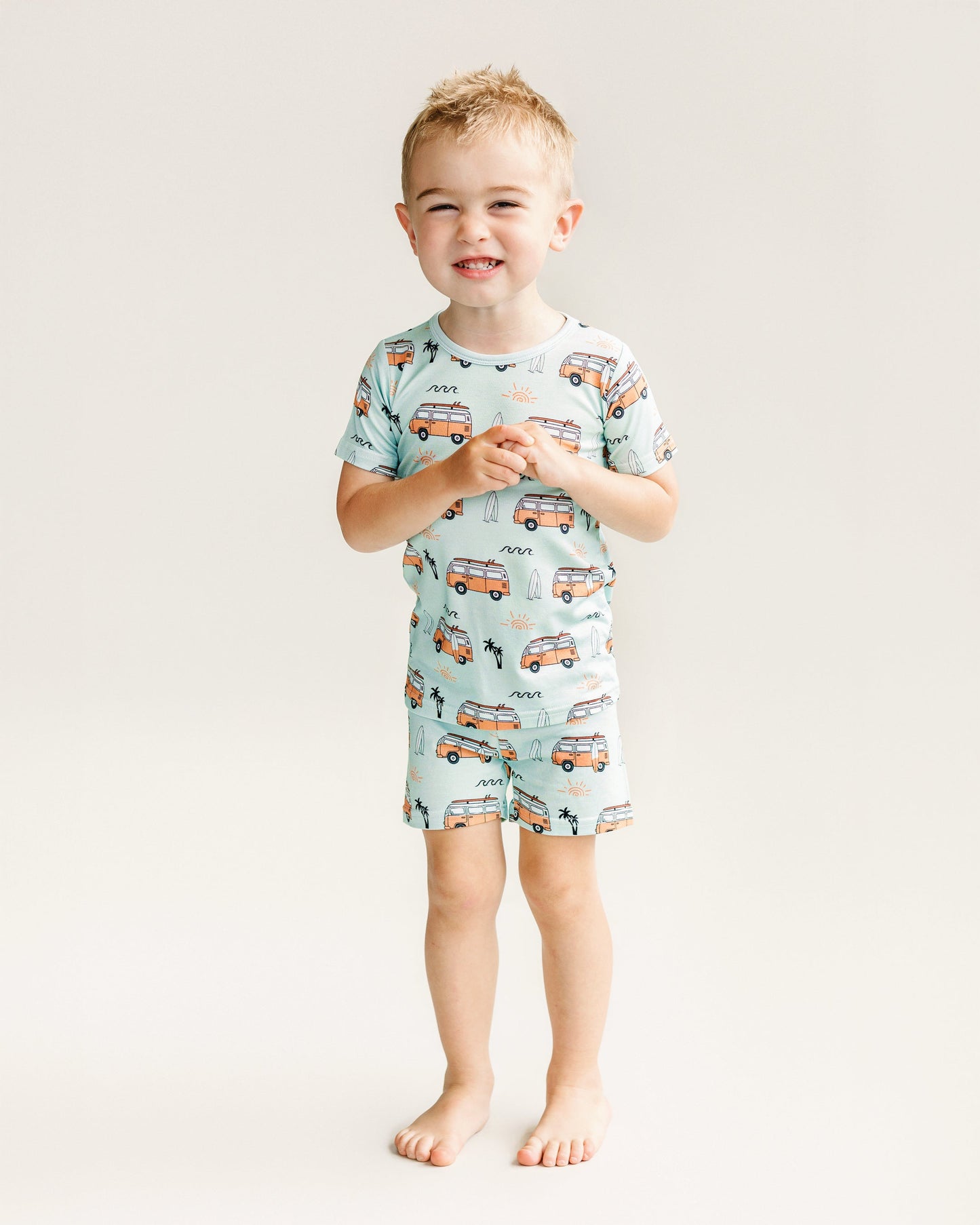 Bamboo Shorts Set | Retro Beach