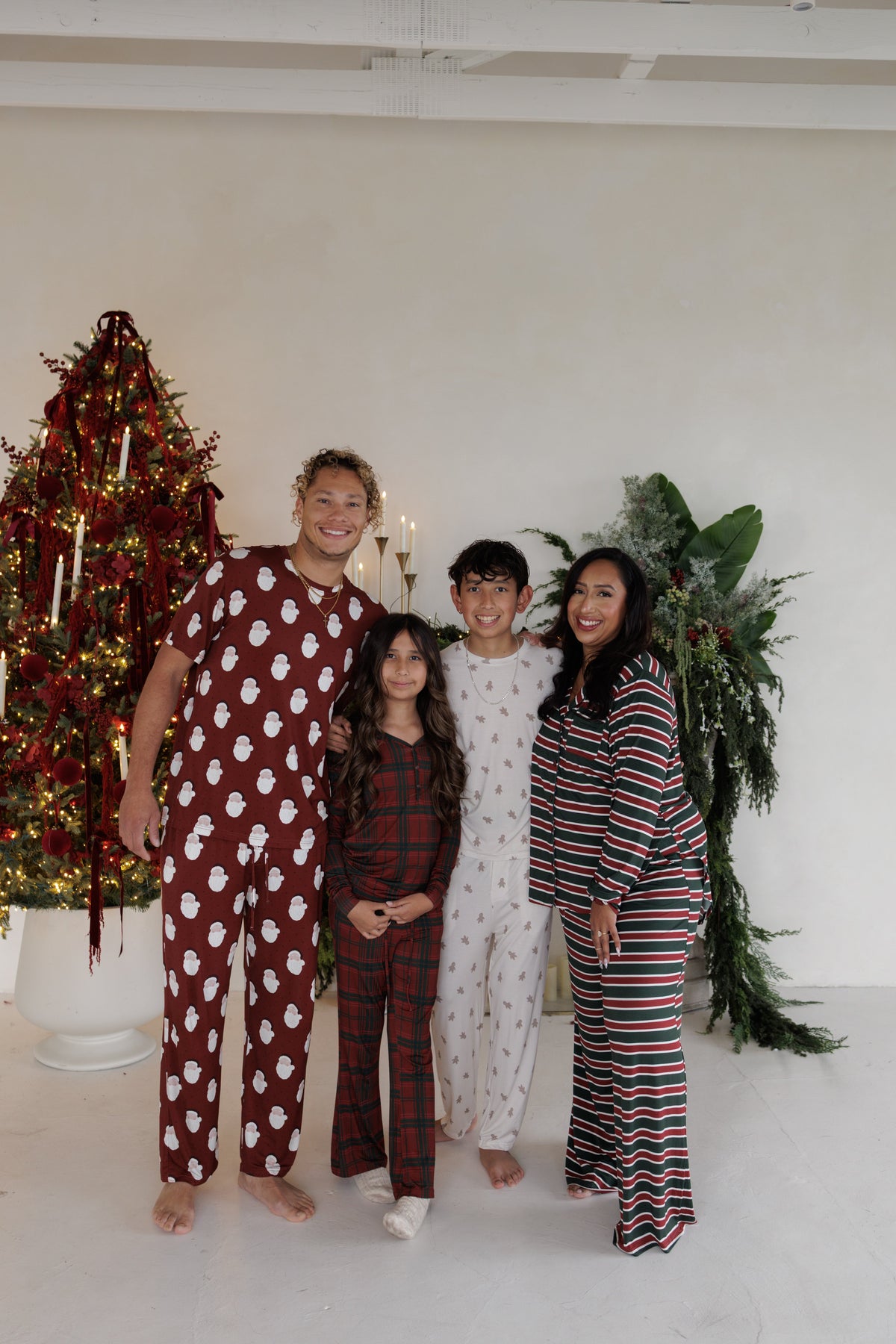 Men's Short Sleeve Pajamas | Vintage Santa