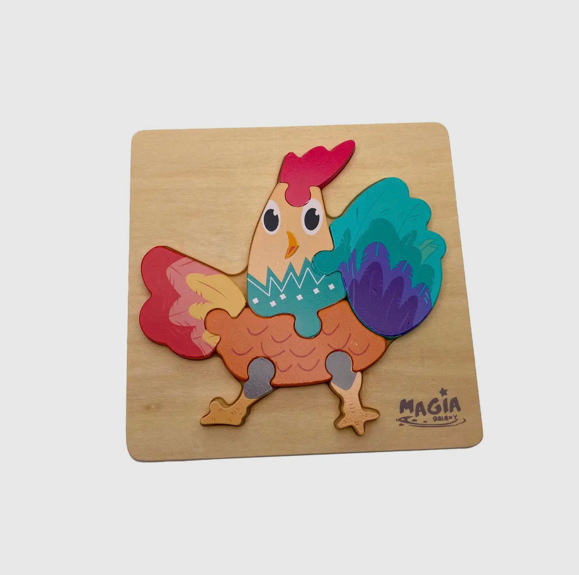 Wooden Animal Puzzles | Set of 3