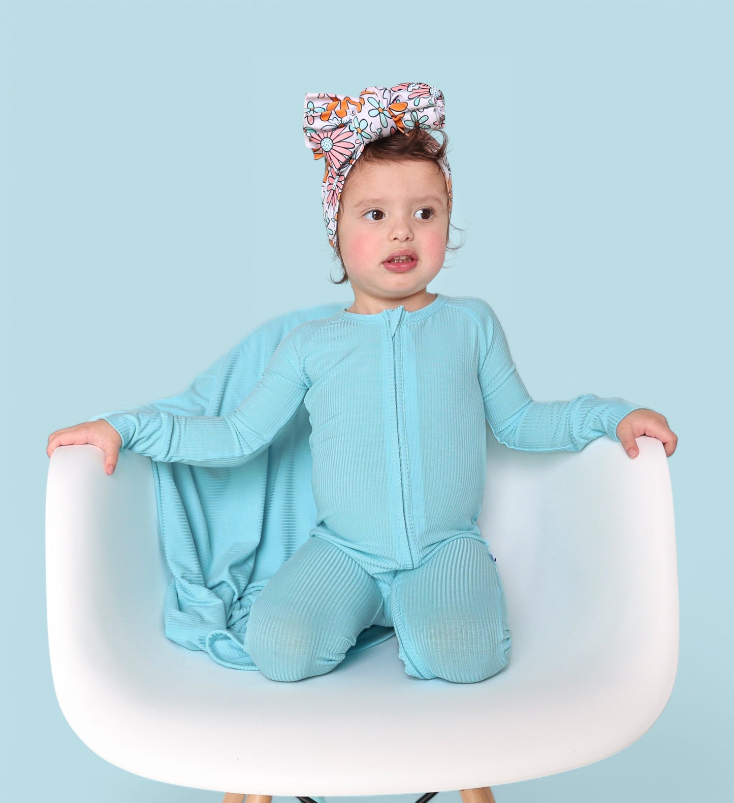 CAPRI BLUE RIB DREAM ROMPER