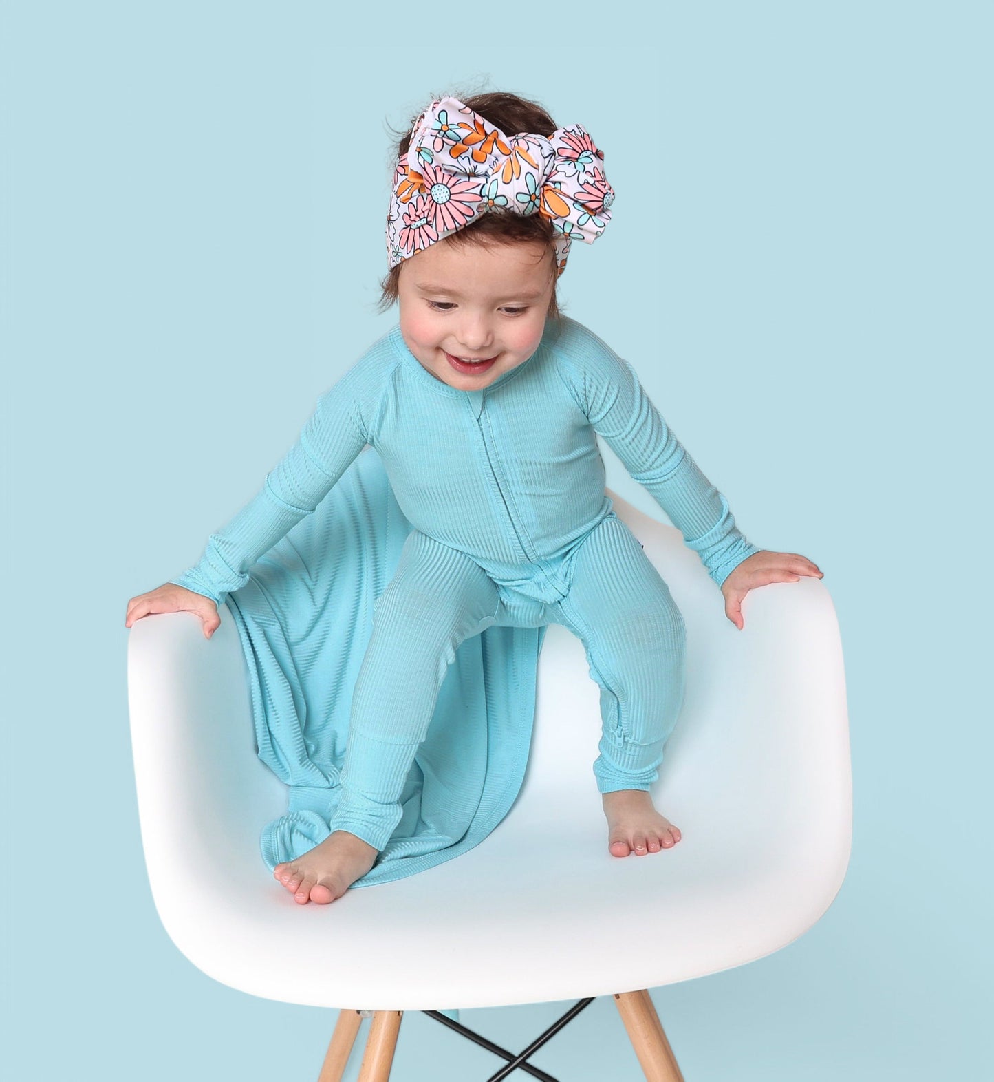 CAPRI BLUE RIB DREAM ROMPER