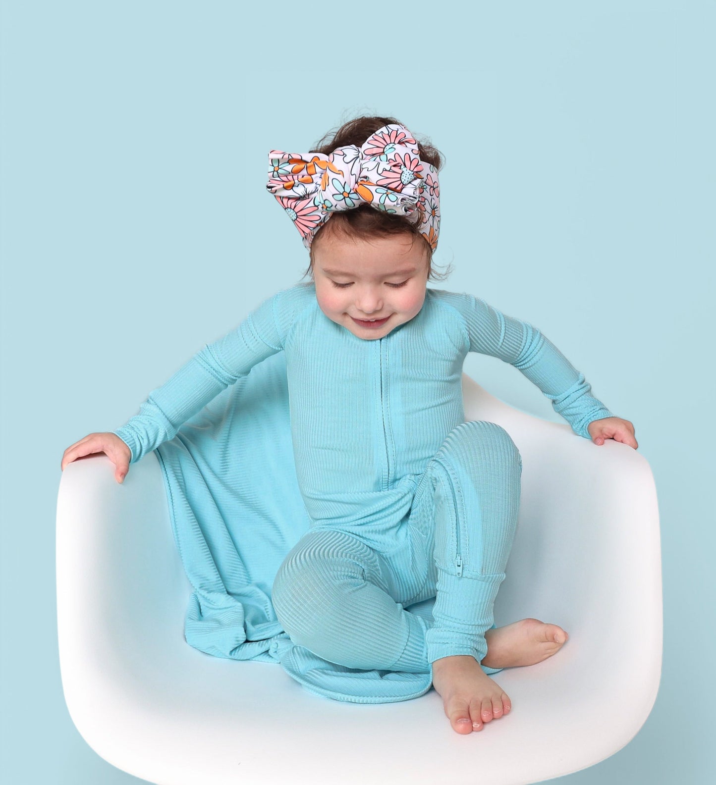 CAPRI BLUE RIB DREAM ROMPER