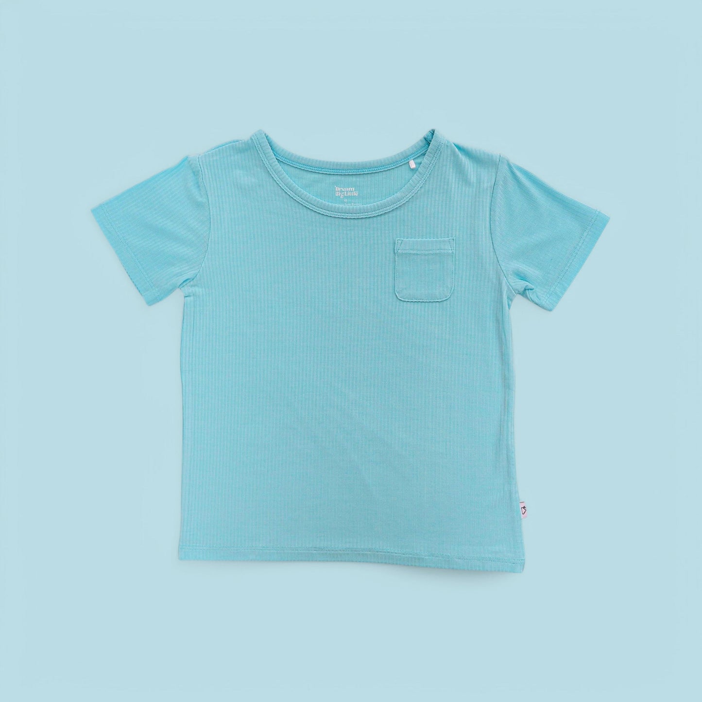 CAPRI BLUE RIB DREAM POCKET TEE