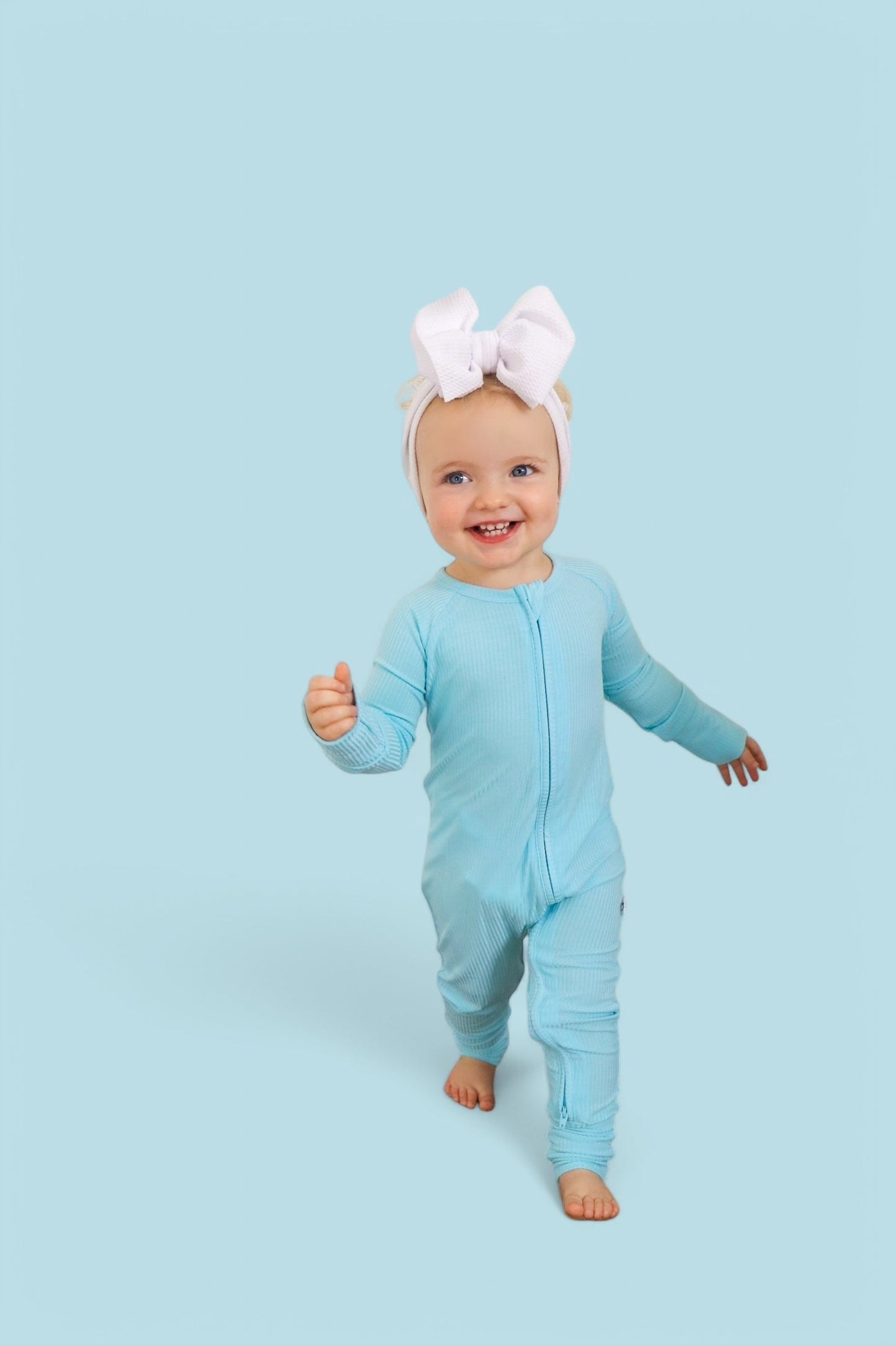 CAPRI BLUE RIB DREAM ROMPER