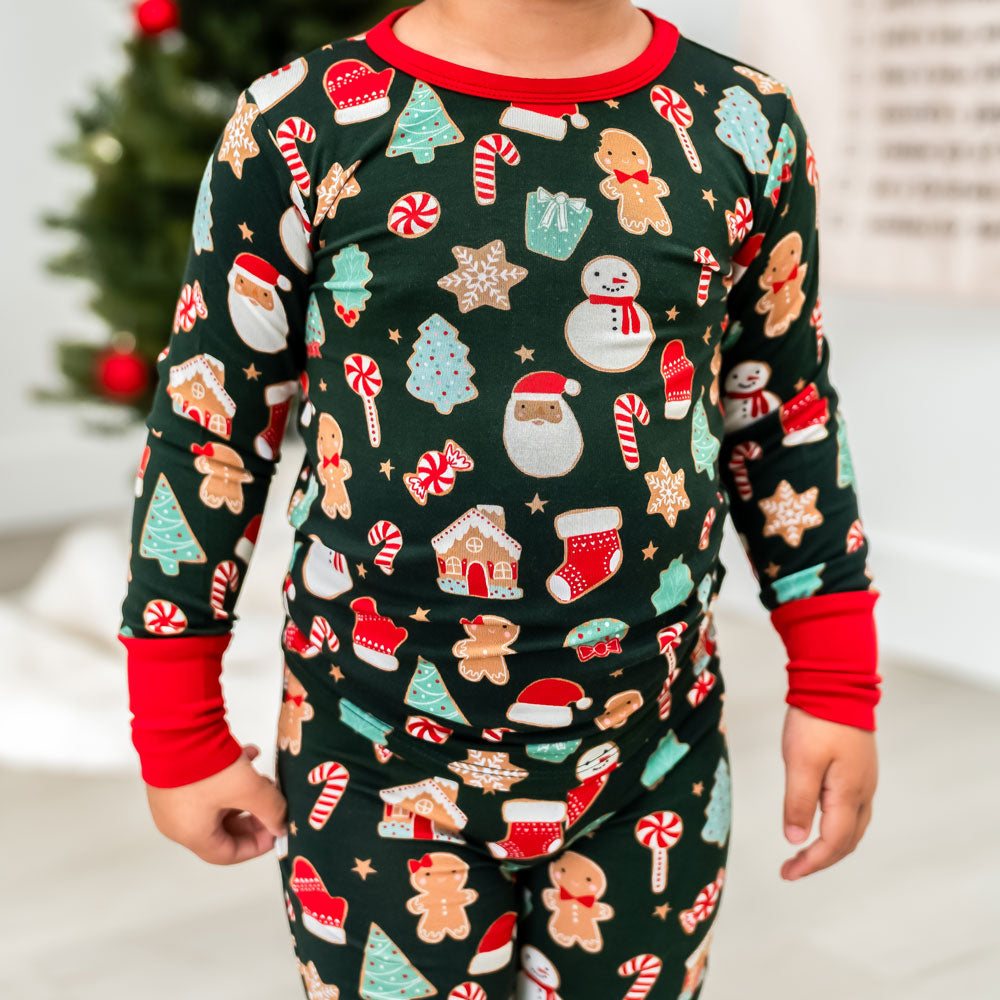 Scarlett Christmas Cookies Bamboo 2-Piece Long Sleeve Set