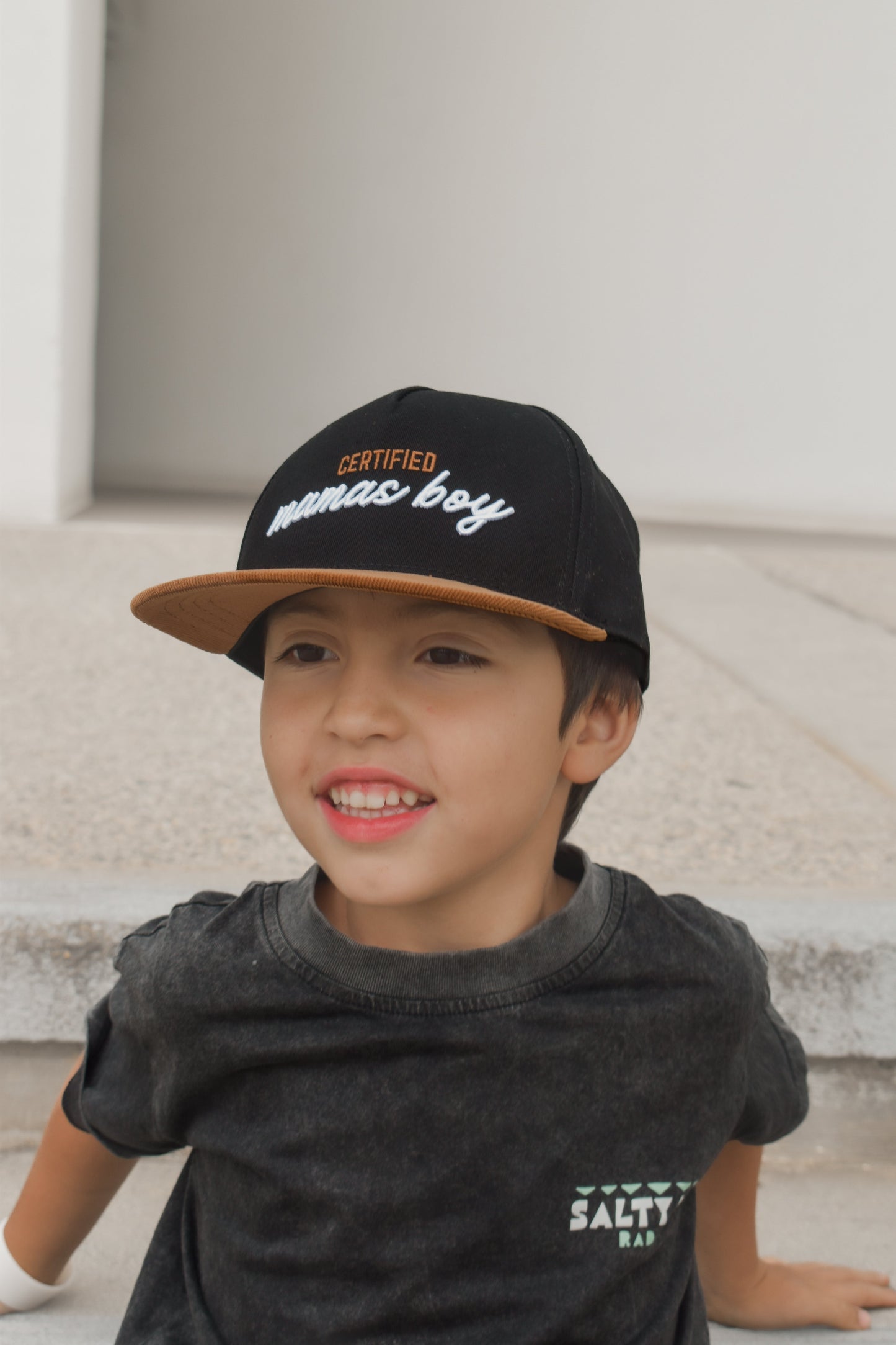 CERTIFIED MAMAS BOY TODDLER SNAPBACK - ONYX