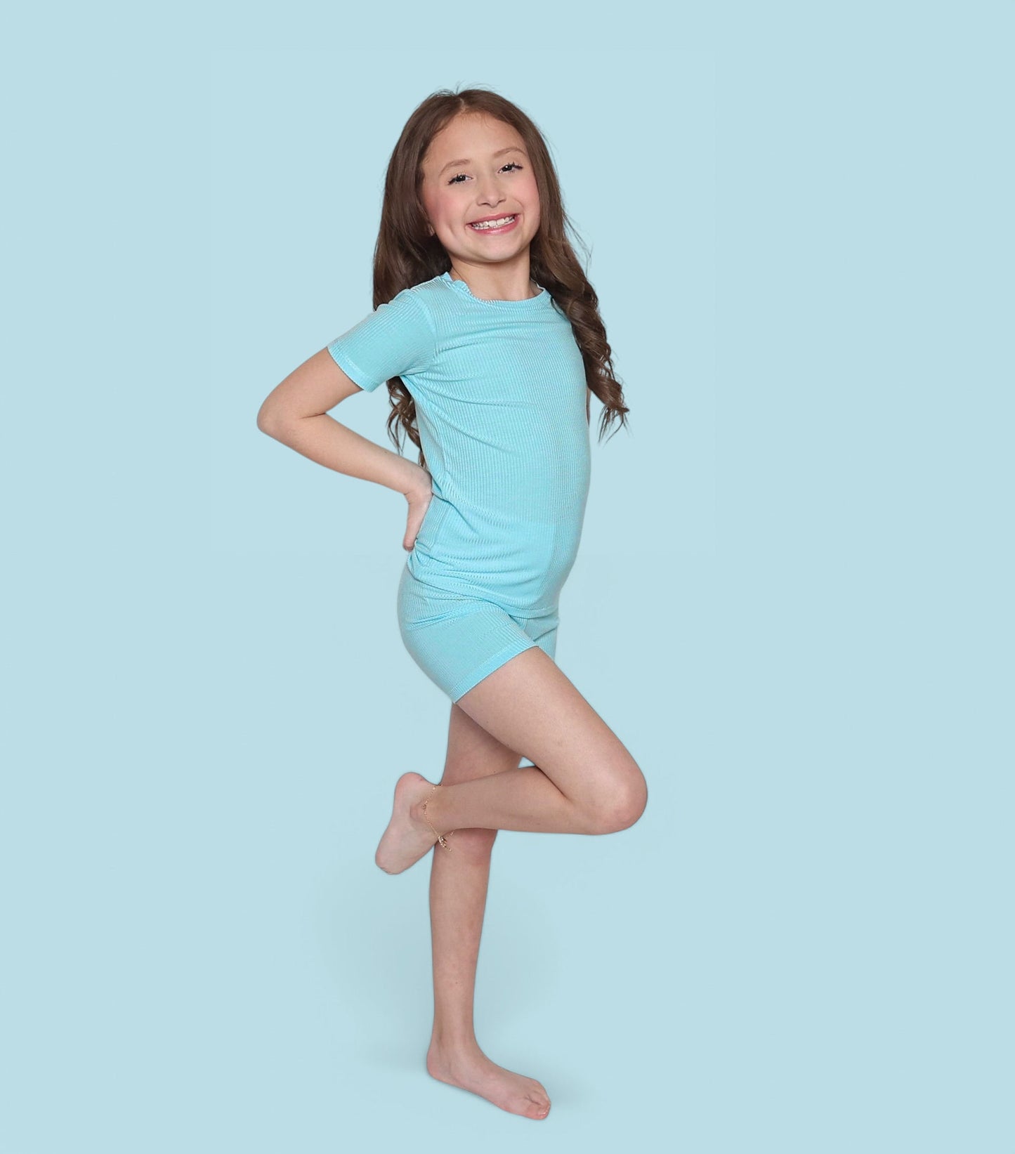 CAPRI BLUE RIB DREAM SHORT SET
