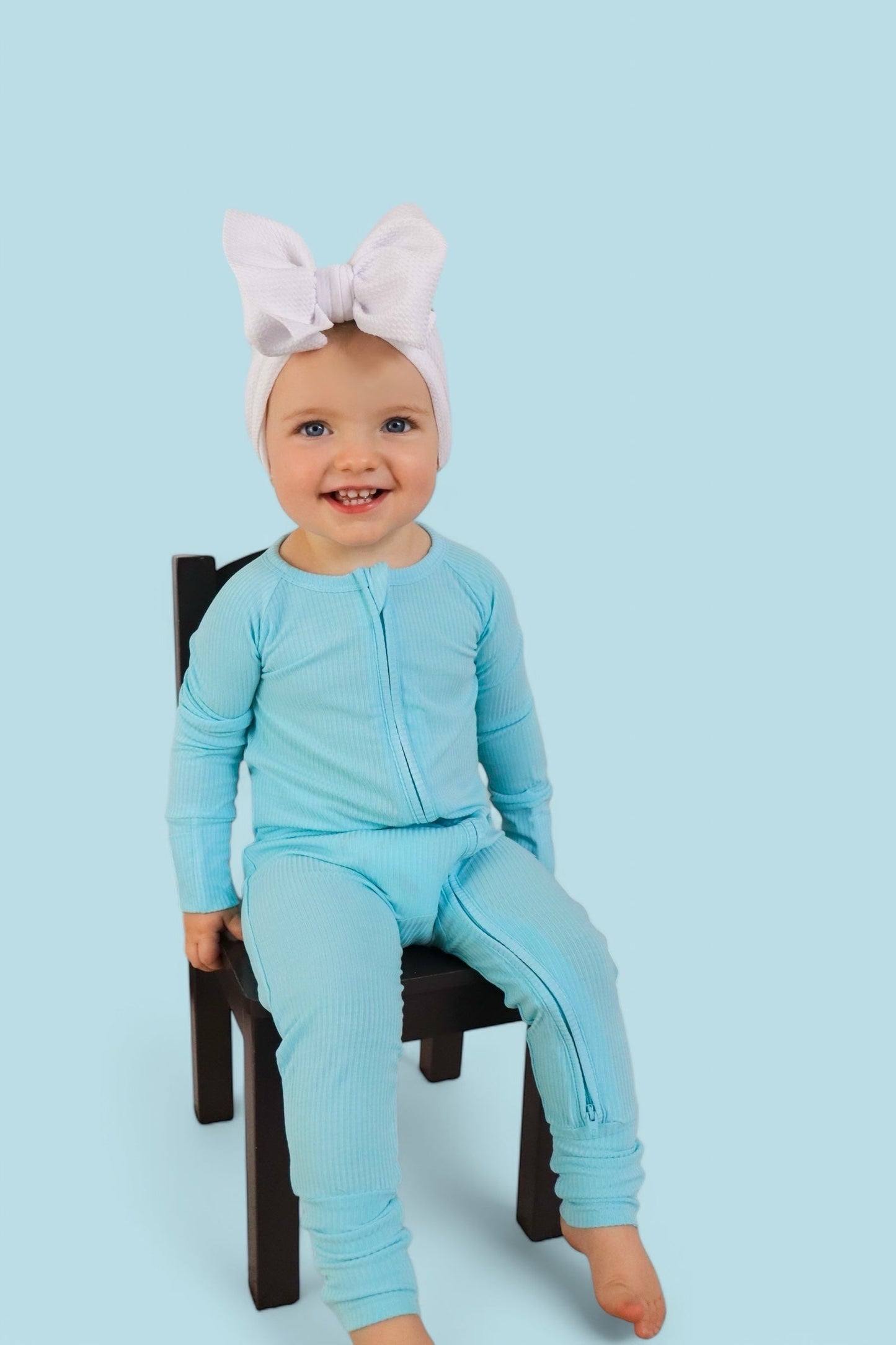 CAPRI BLUE RIB DREAM ROMPER
