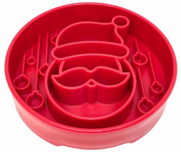 Santa Design eBowl Enrichment Slow Feeder Bowl for Dogs