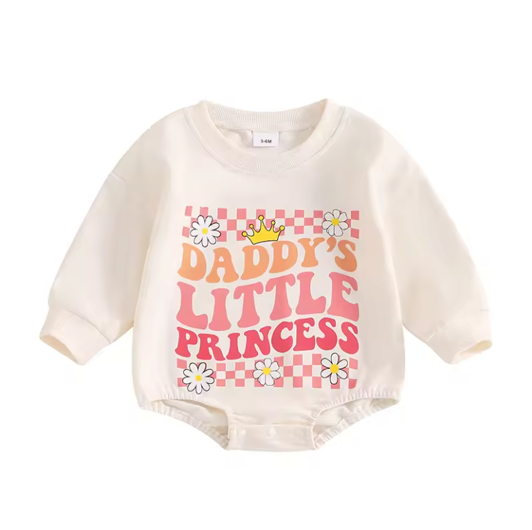 Daddy's Little Princess Bubble Romper