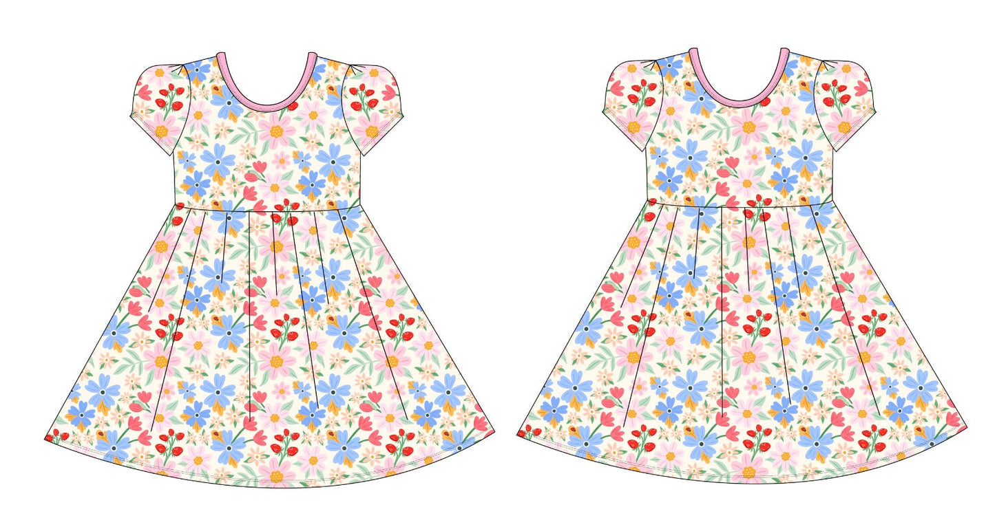 Strawberry Fields Floral Dress