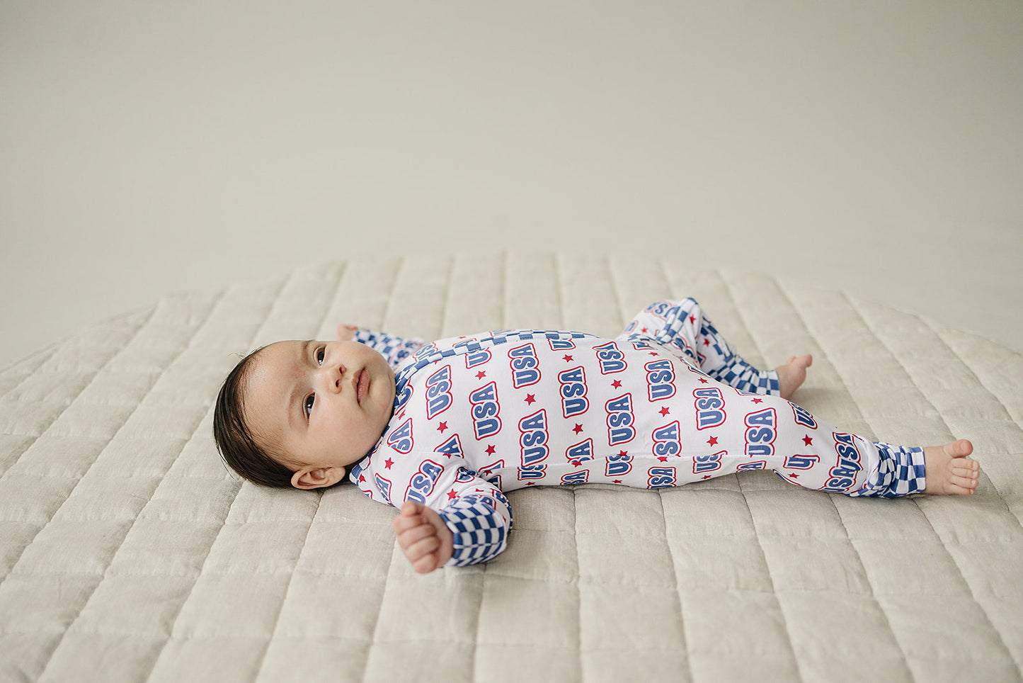 Bamboo Zip Romper | USA