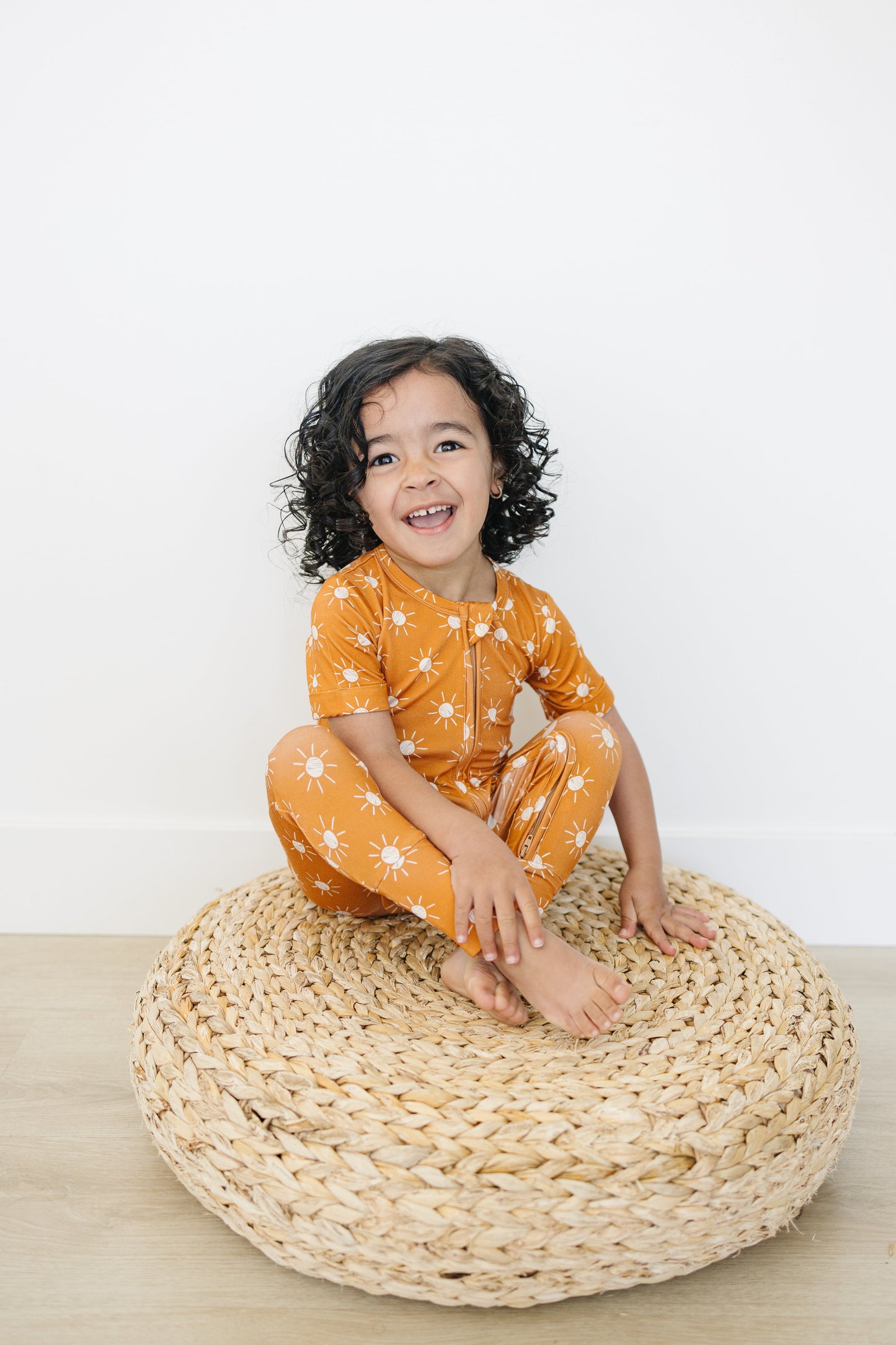 Golden Hour Bamboo Zippy Romper