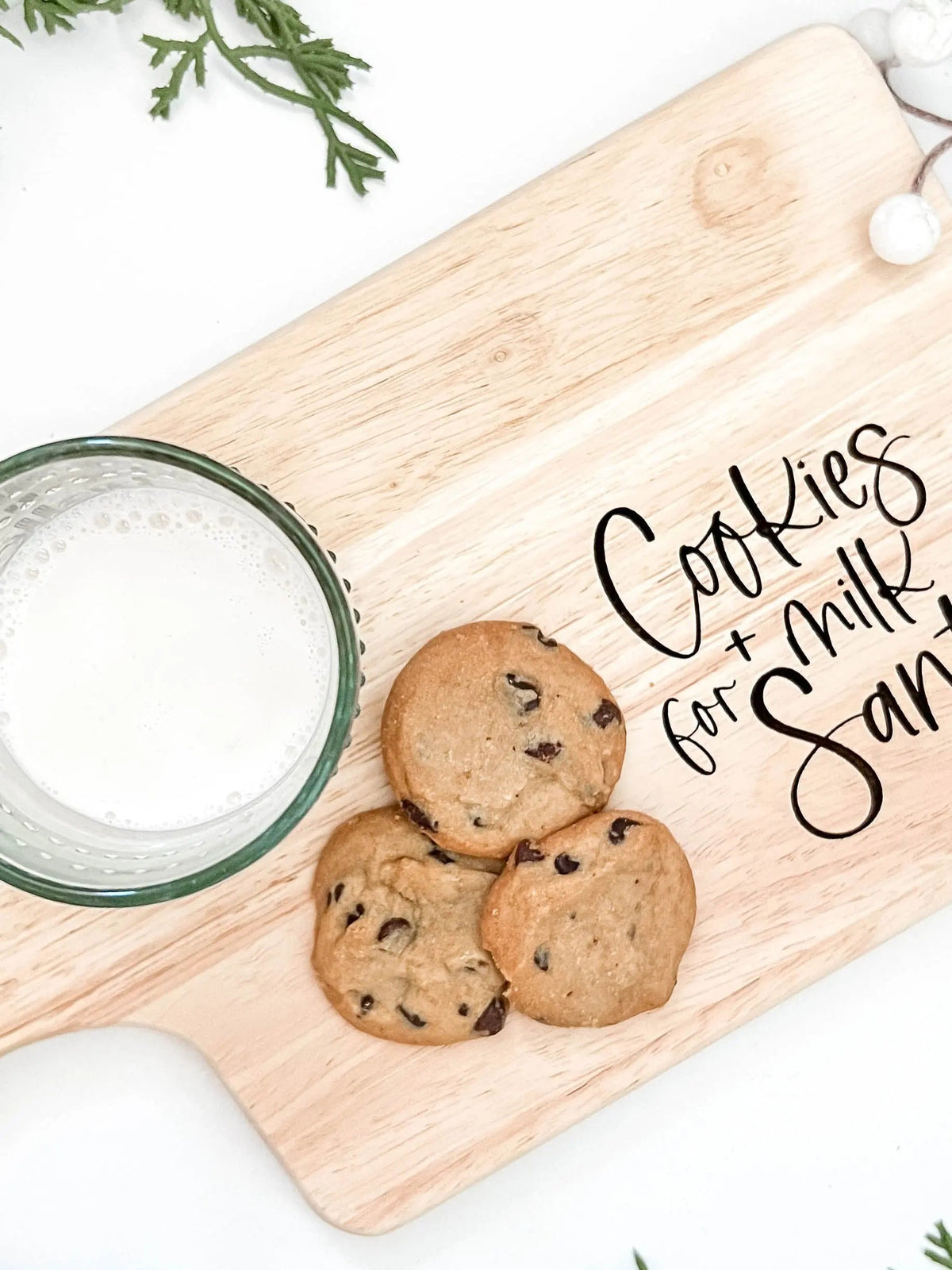 Cookies + Milk Santa Board - Doorbuster