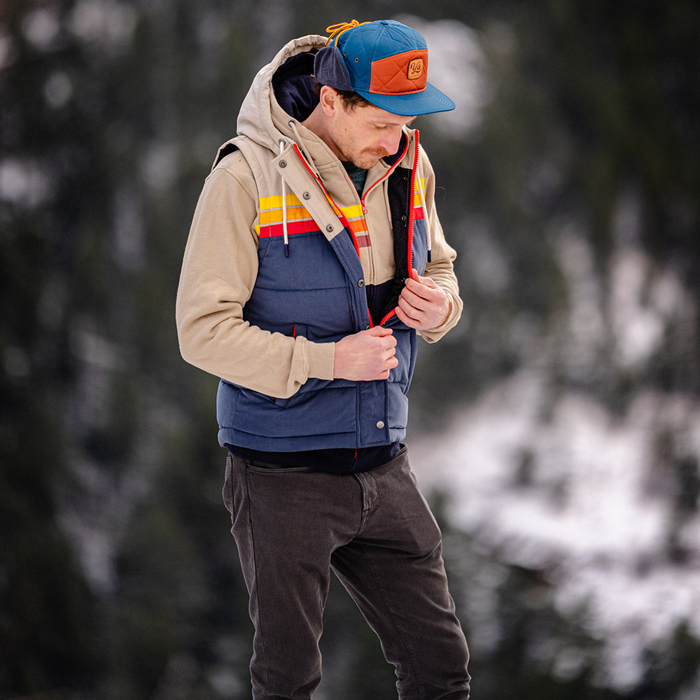 Unisex Epic Fader Puffer Hooded Vest