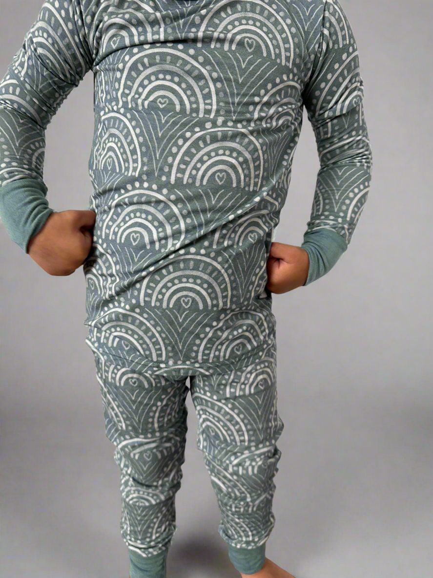 Rainbow Remembrance Two Piece Pajama Set