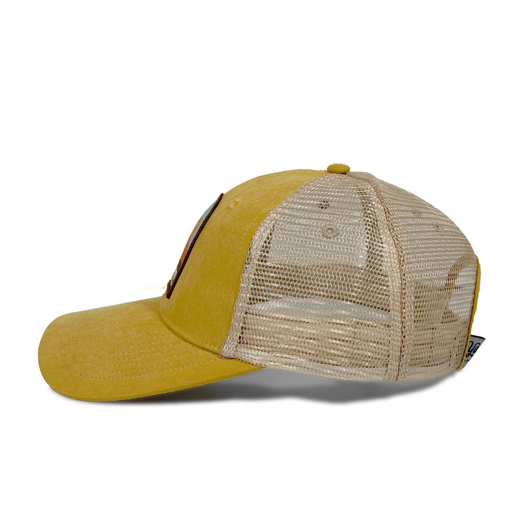 Stay Golden Gold Trucker Hat