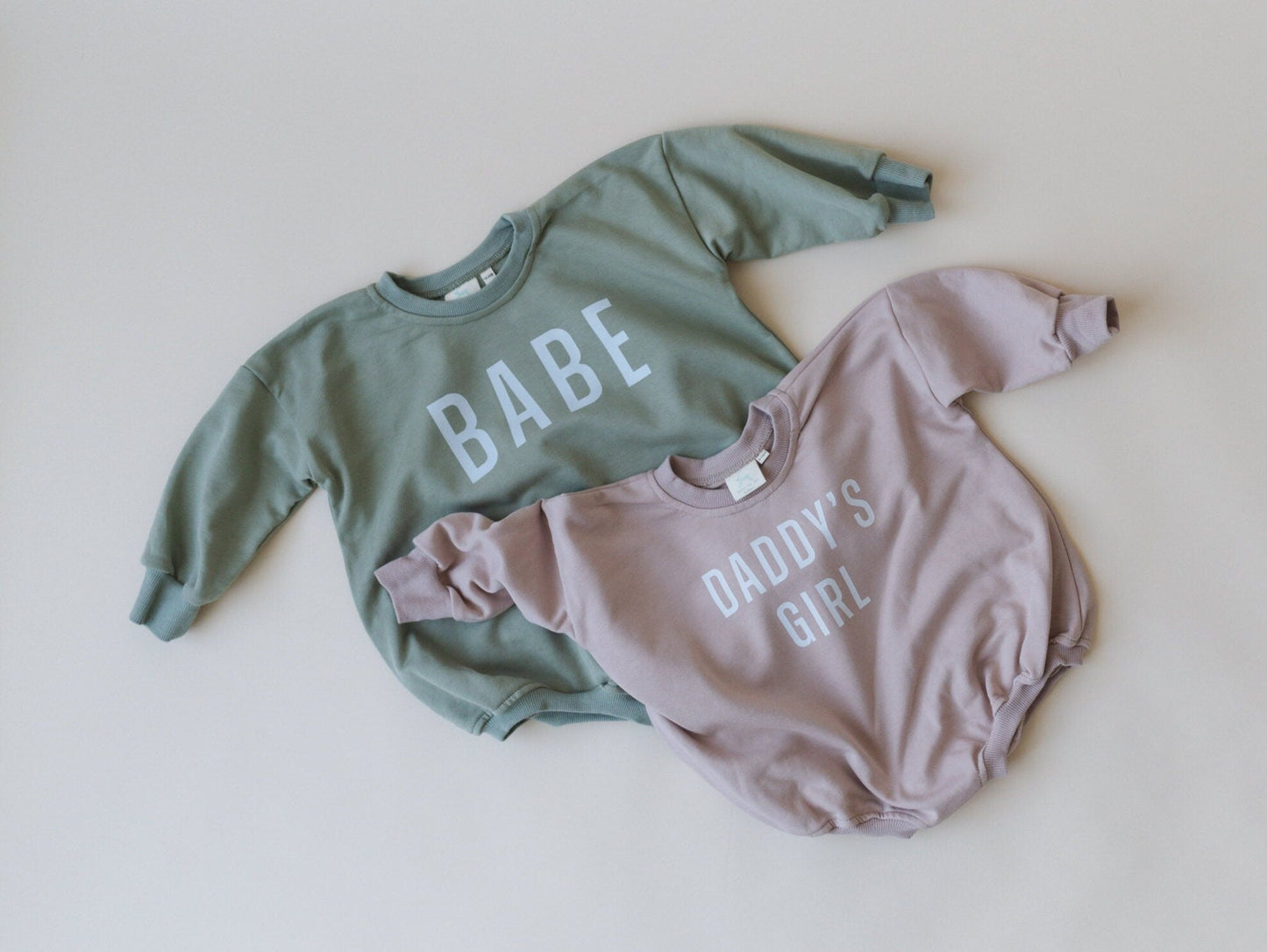 Daddy's Girl Oversized Sweatshirt Romper - more colors