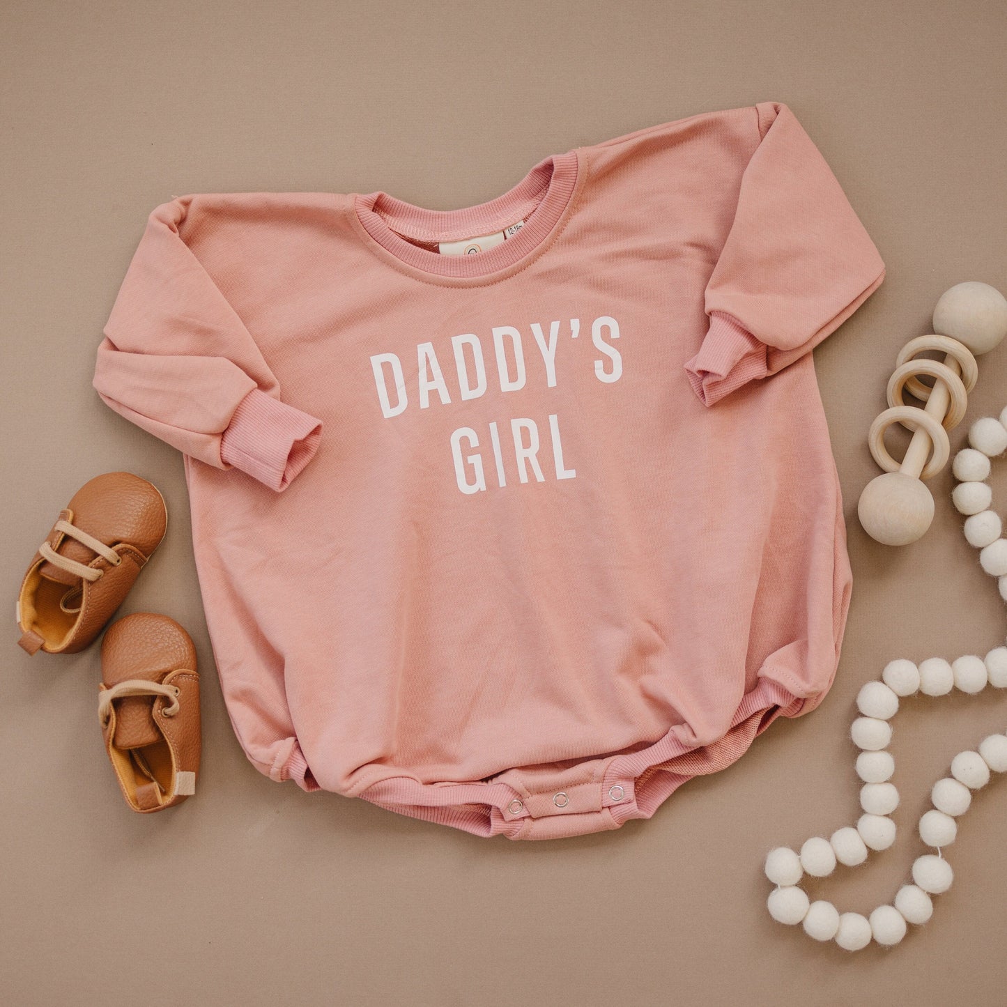 Daddy's Girl Oversized Sweatshirt Romper - more colors