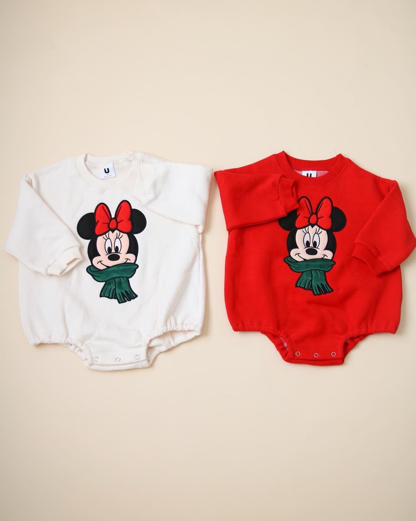 Christmas Mickey Romper *READY TO SHIP*