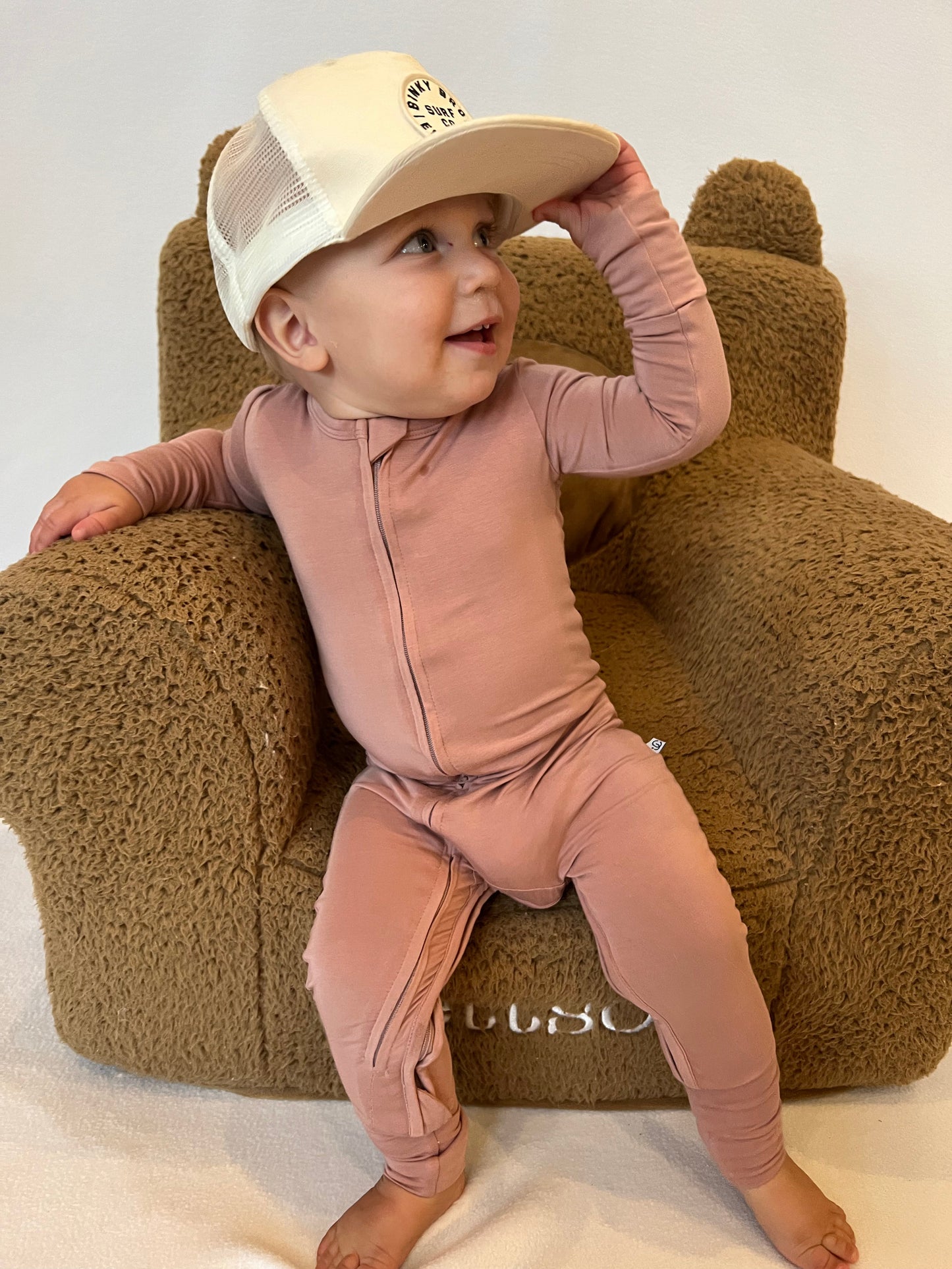 Bamboo Zippy Pajama - Canyon Clay