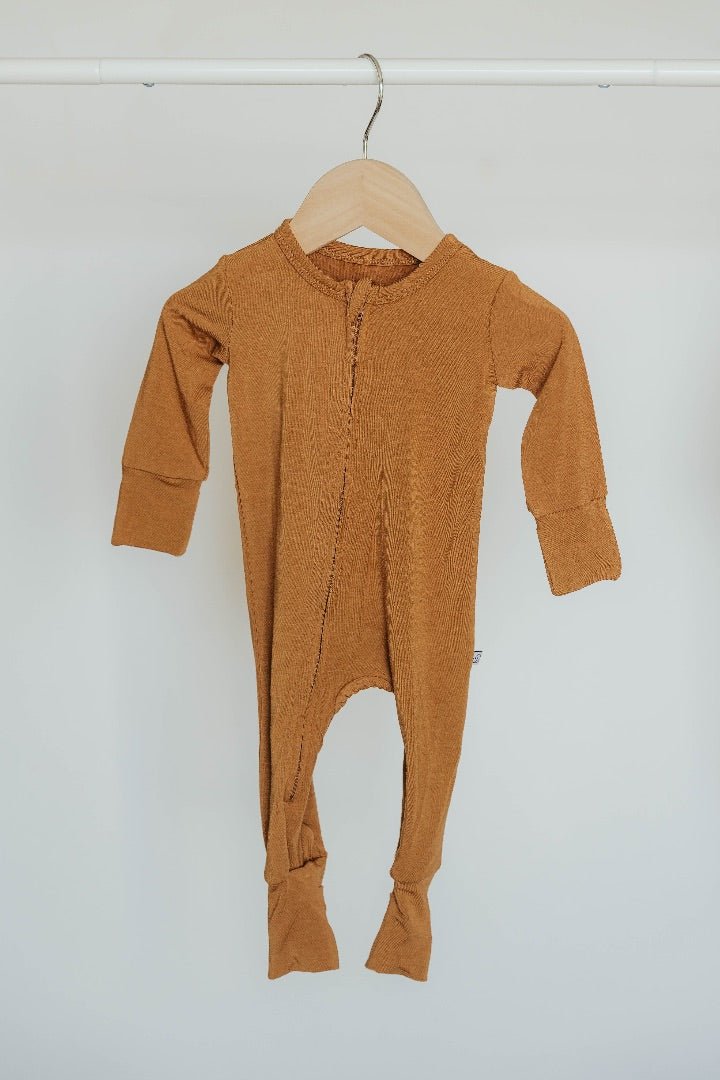 Zippy Bamboo Pajama - Caramel