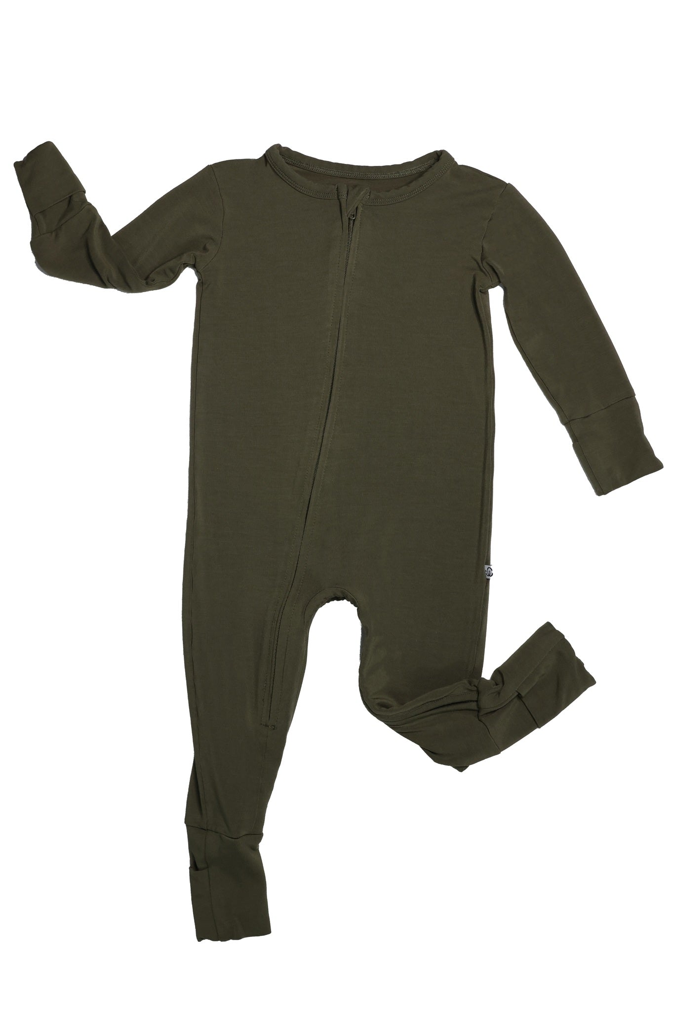 Bamboo Zippy Pajama - Dark Olive