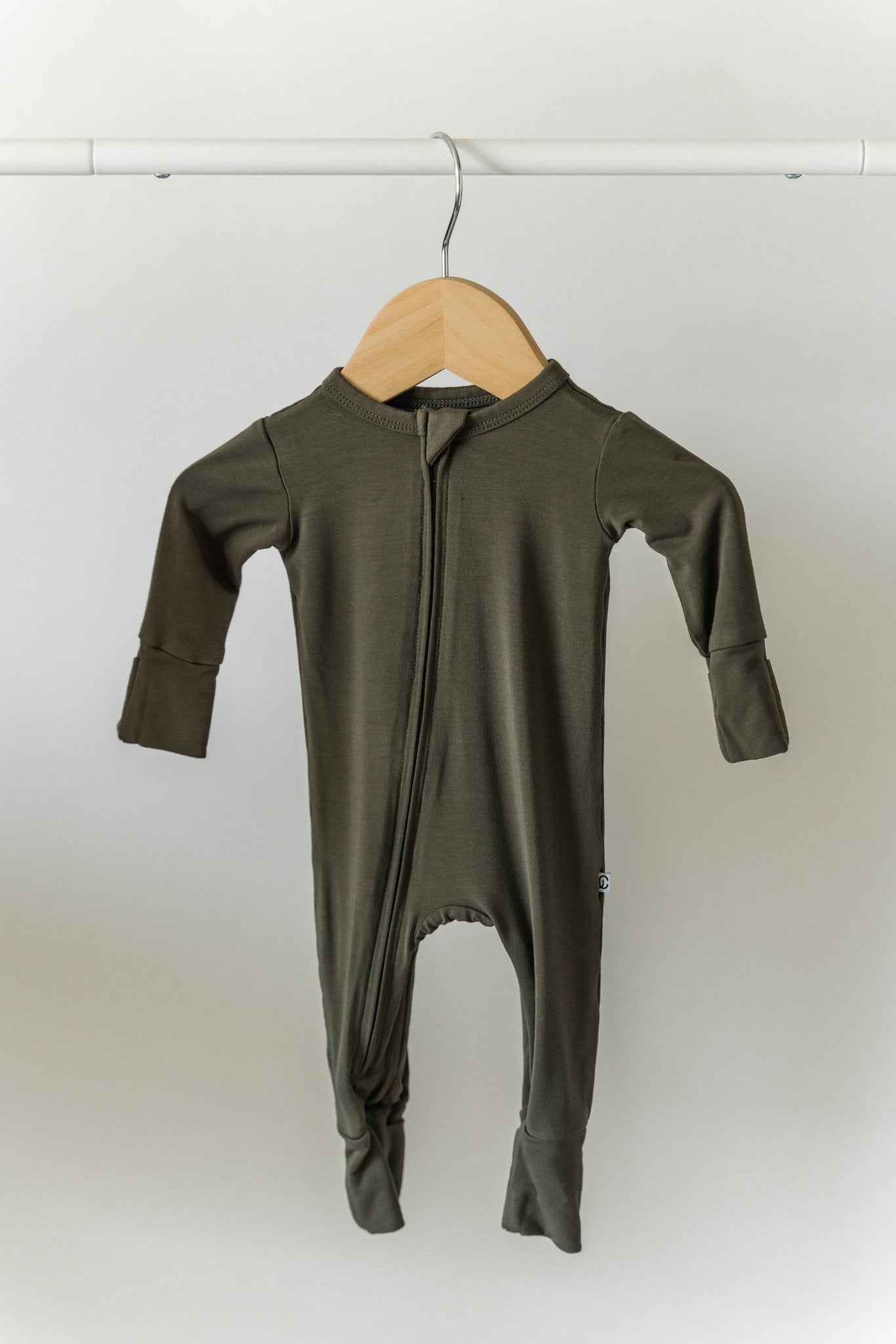 Bamboo Zippy Pajama - Dark Olive