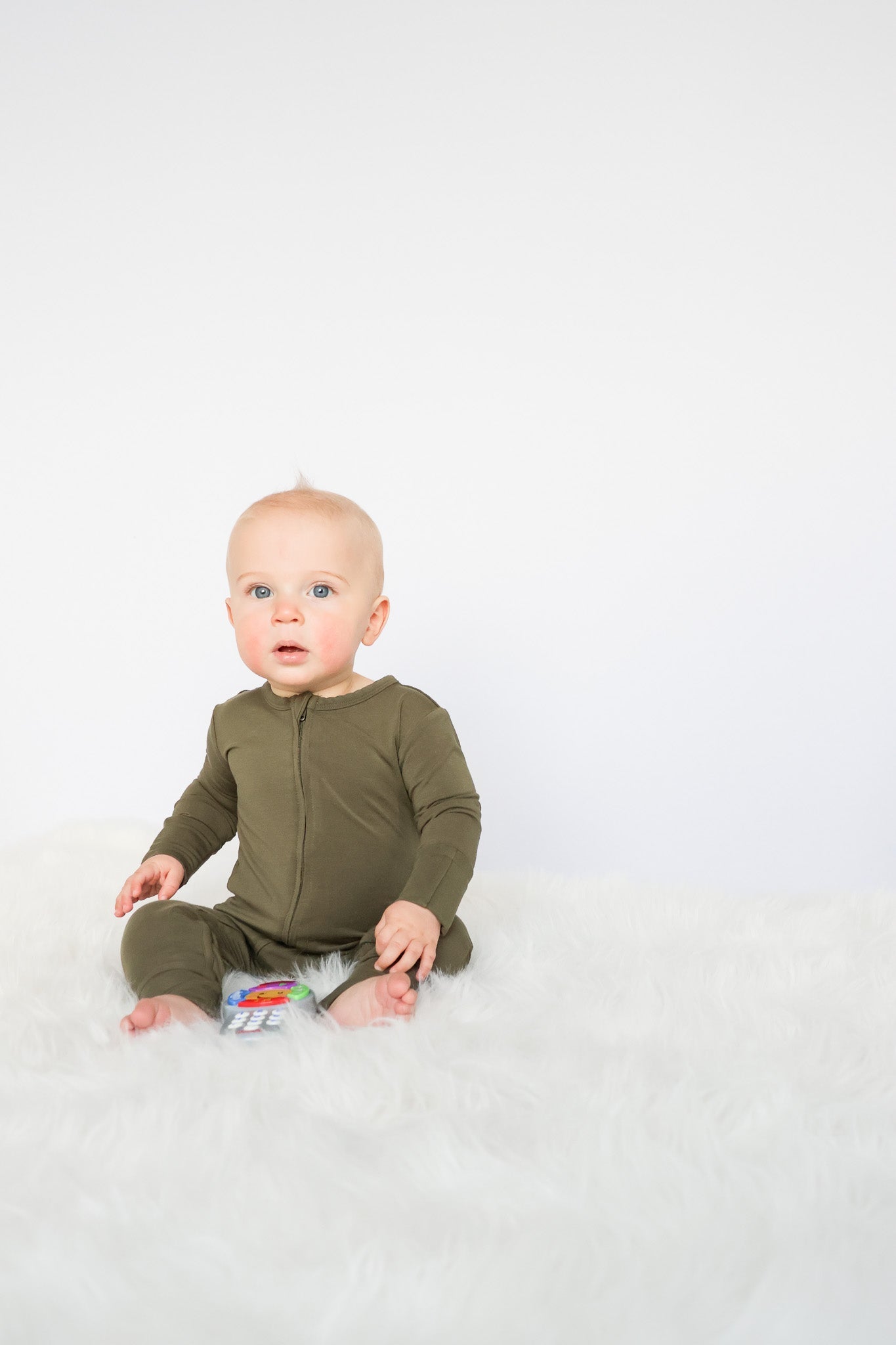 Bamboo Zippy Pajama - Dark Olive