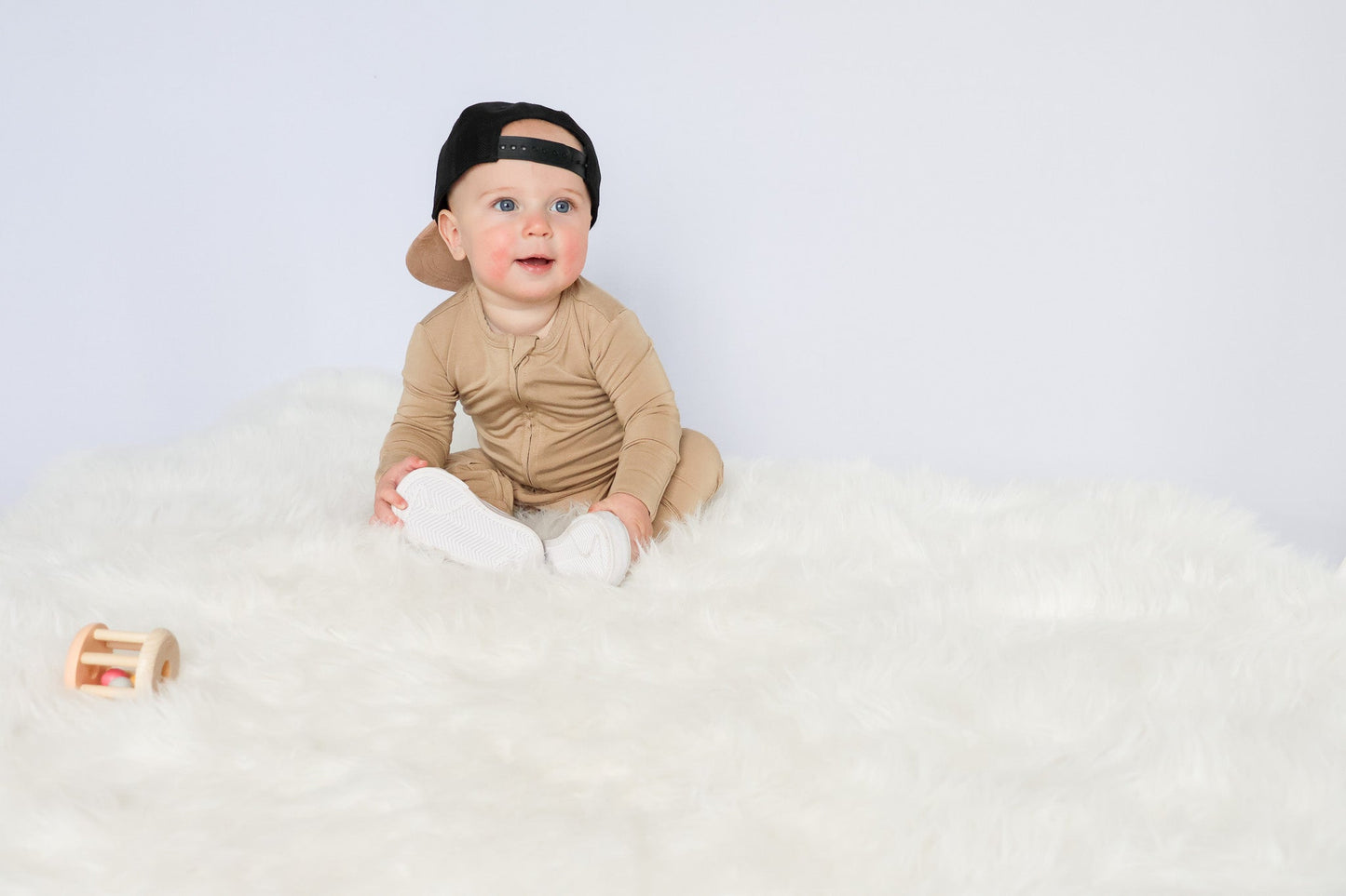 Bamboo Zippy Pajama - Desert Tan