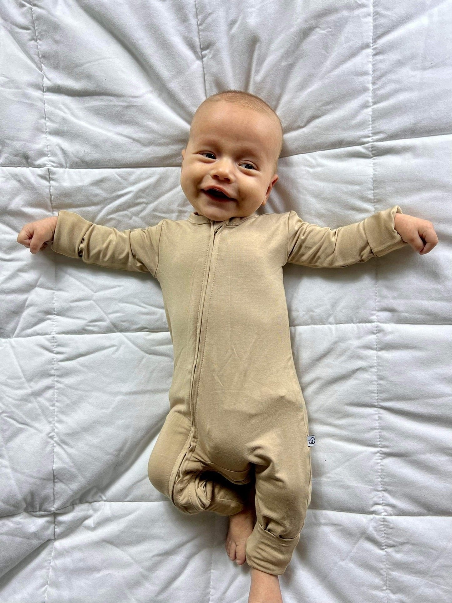 Bamboo Zippy Pajama - Desert Tan