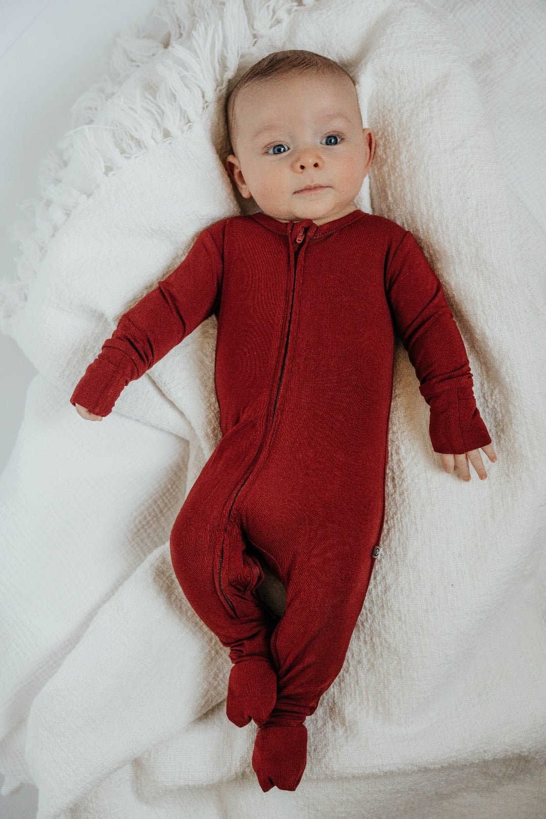 Bamboo Zippy Pajama - Redwood
