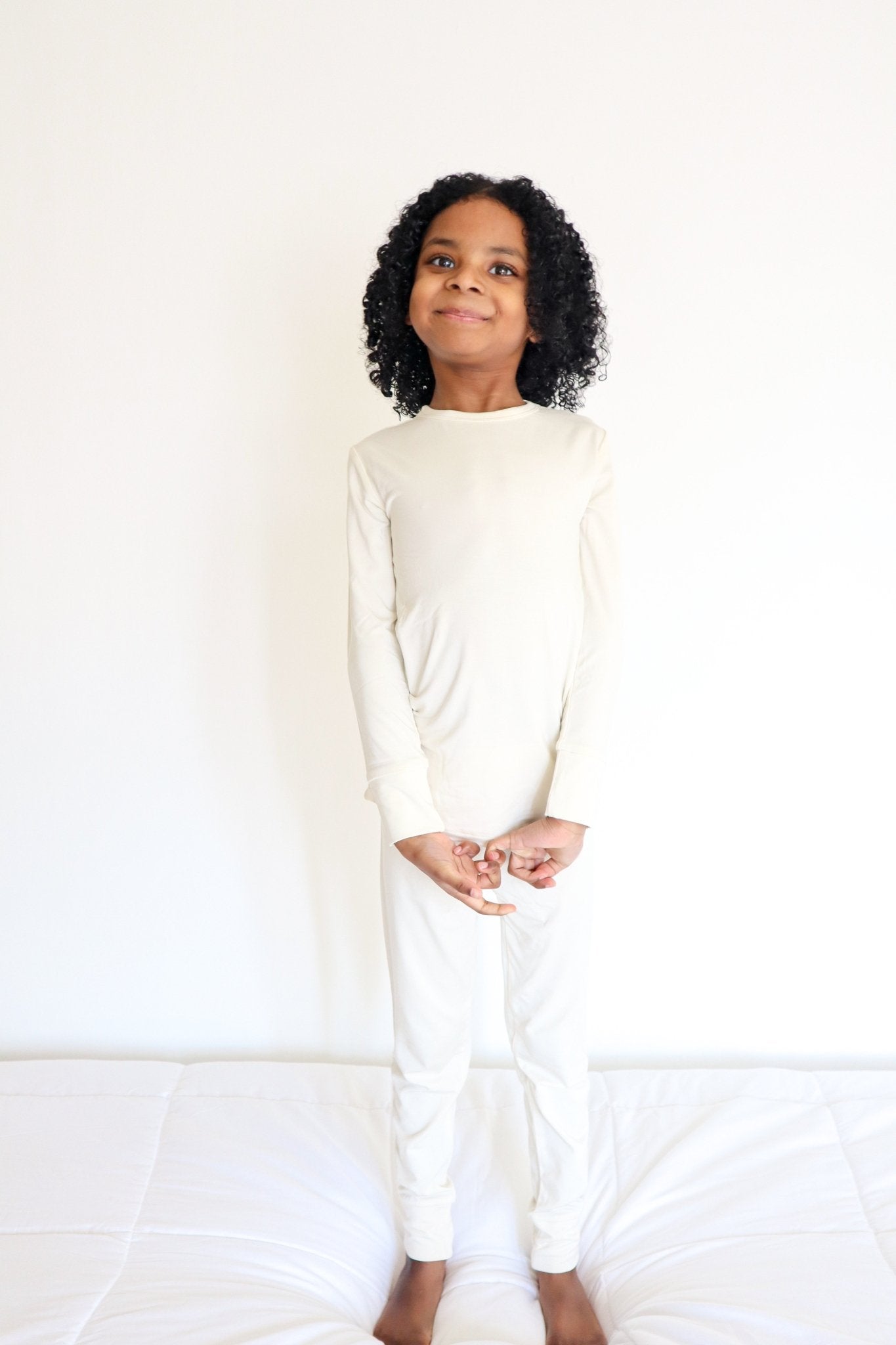 Two-Piece Pajamas | Bamboo - Cream