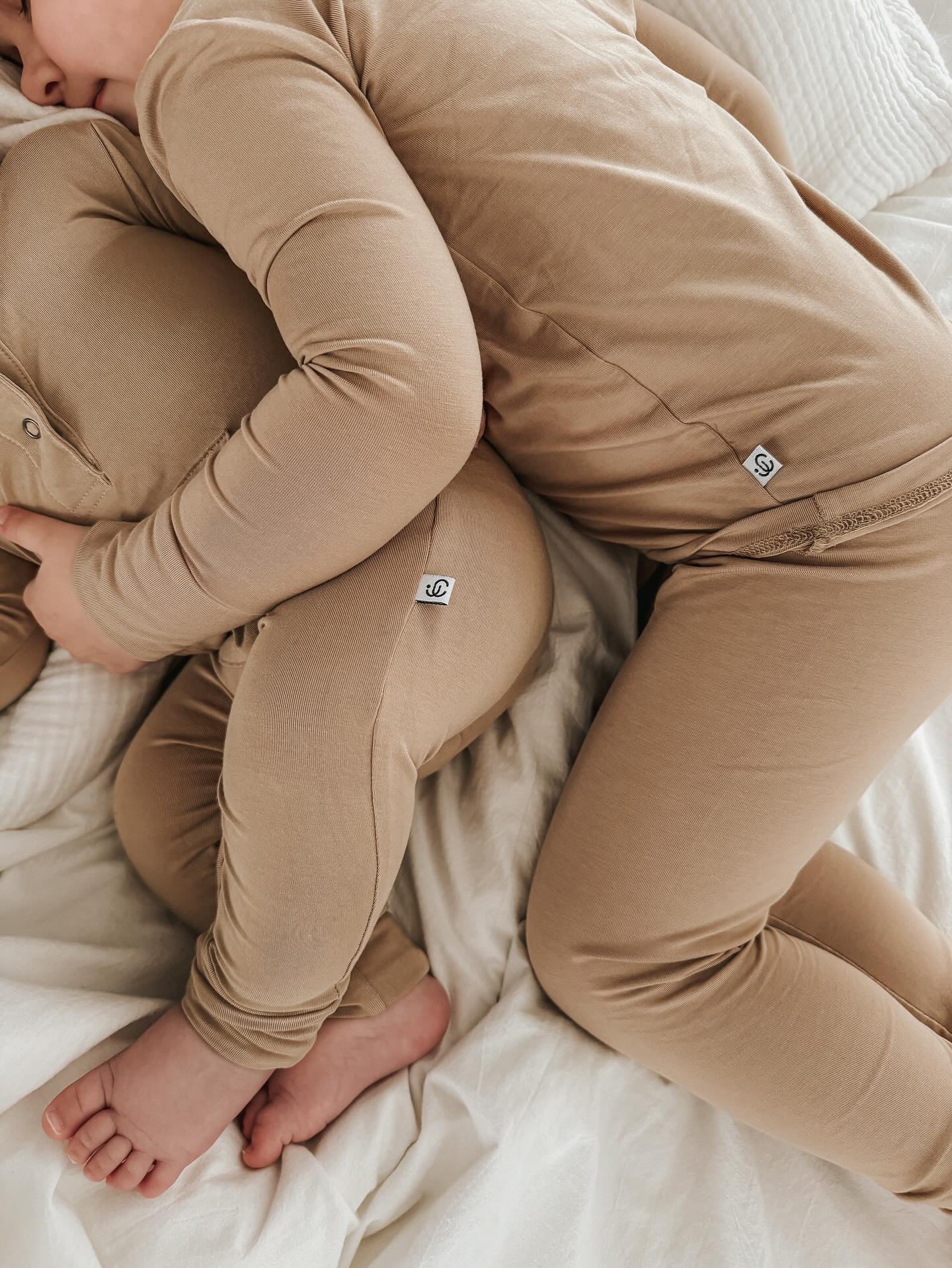Bamboo Two-Piece Pajamas - Desert Tan