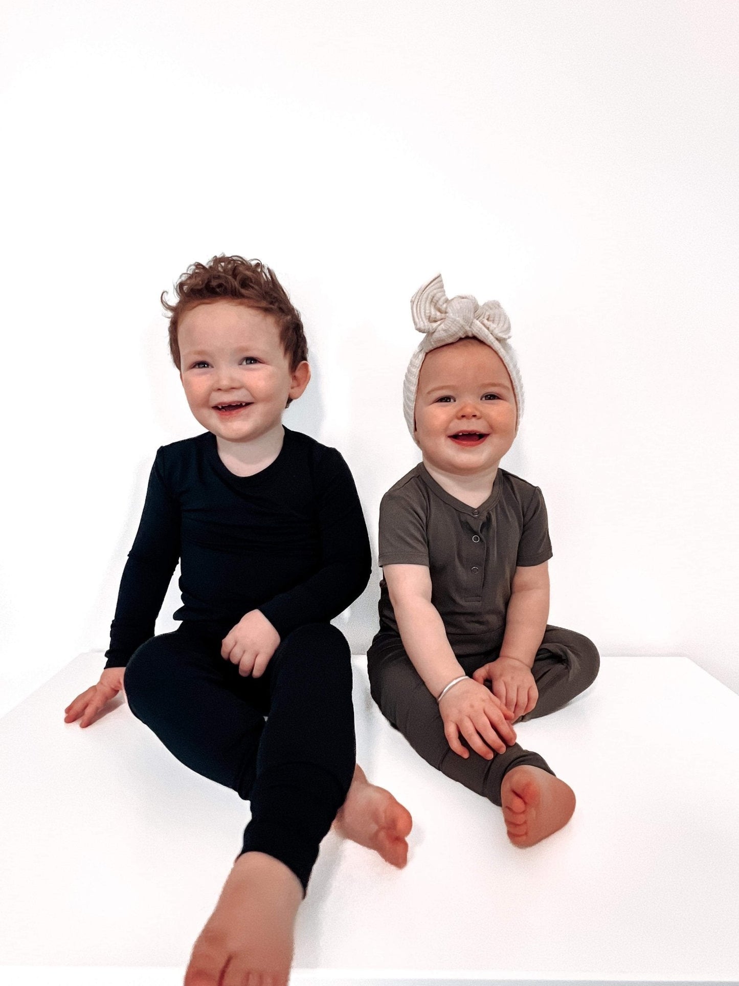 Two-Piece Pajamas | Bamboo - Jett Black
