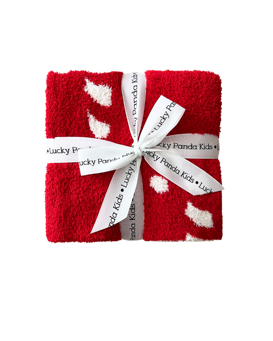 Fuzzy Blanket | Candy Cane