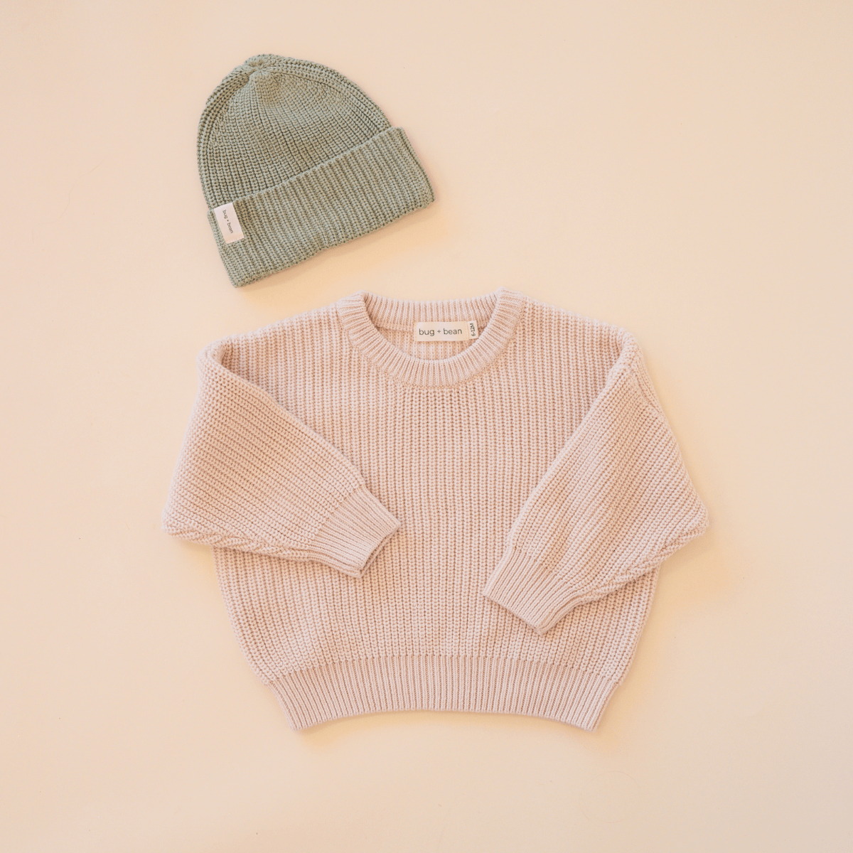 Sutton Chunky Knit Oversized Sweater - Vanilla
