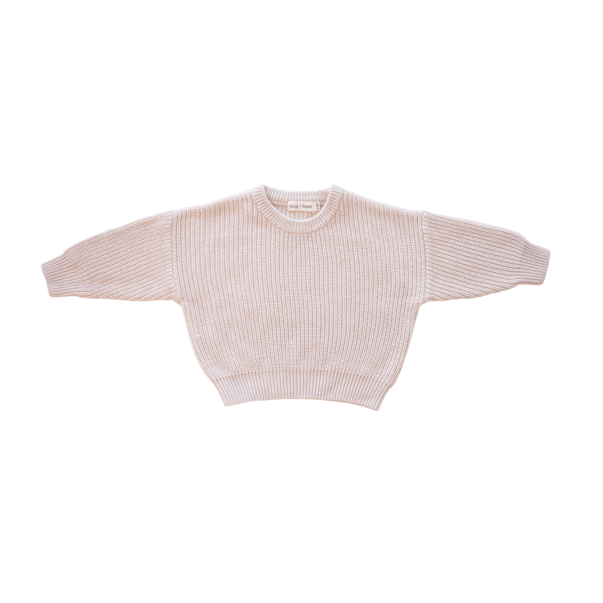 Sutton Chunky Knit Oversized Sweater - Vanilla
