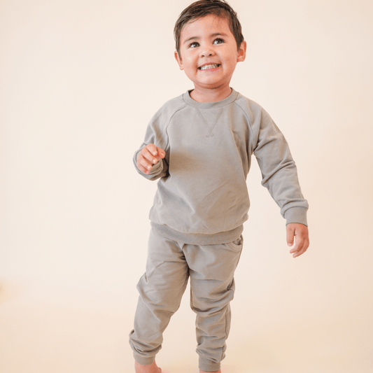 Mercer Sweatshirt + Jogger Matching Set - Sage