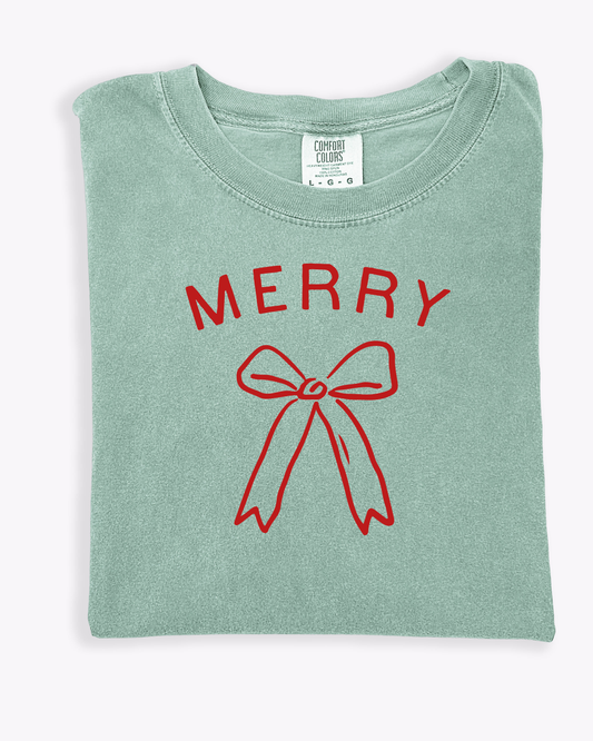 Merry Bow Tee