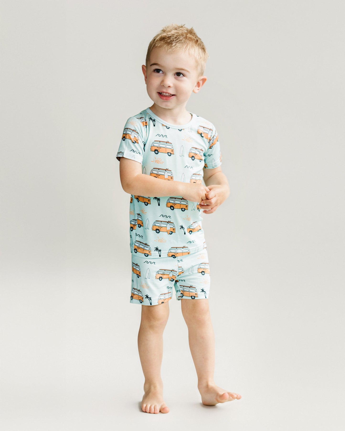 Bamboo Shorts Set | Retro Beach