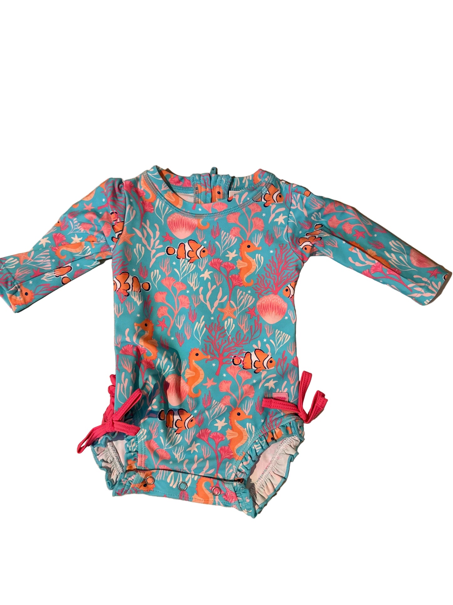 3-6m swim: Ruffle Butts NWT