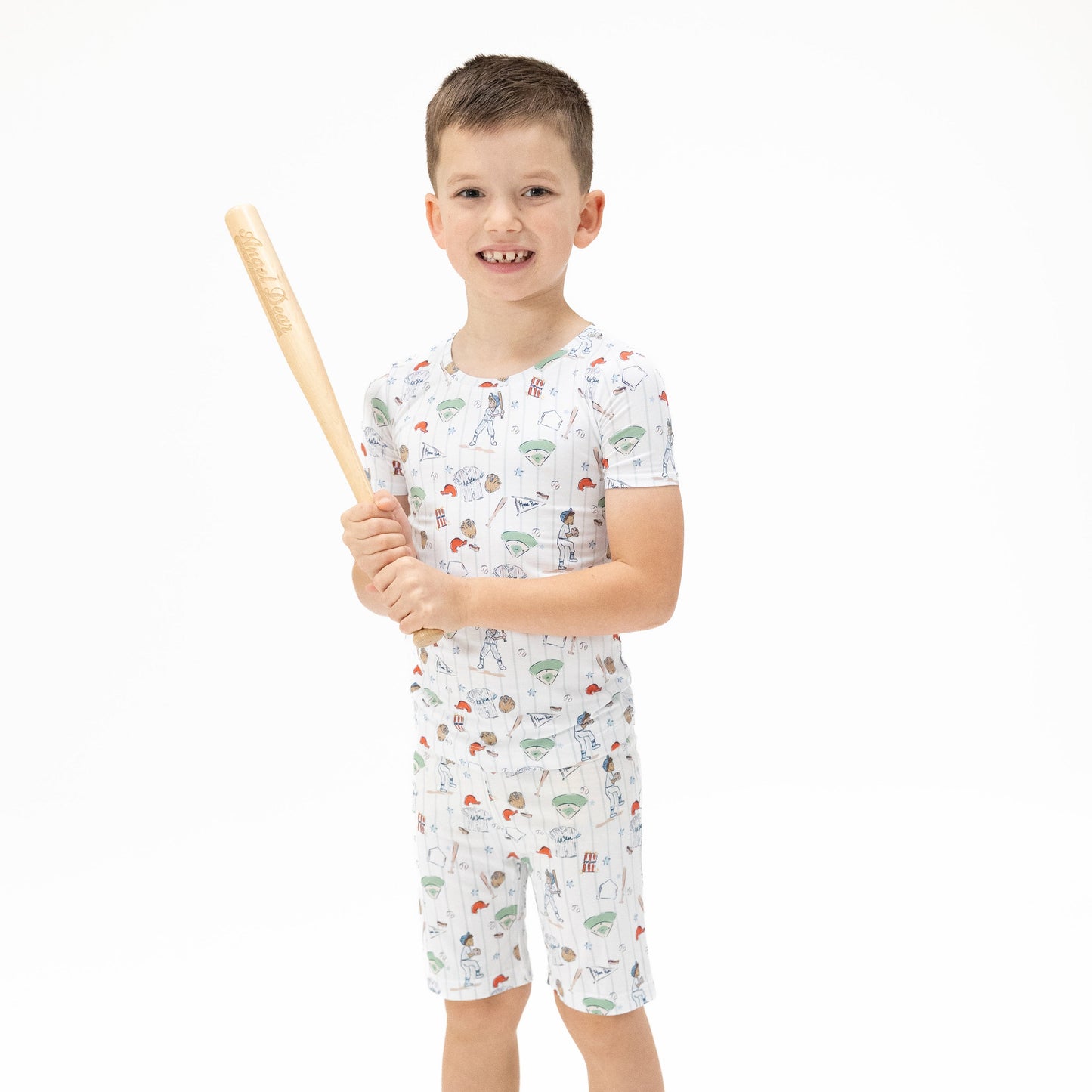 Home Run Baseball - pj Short Set