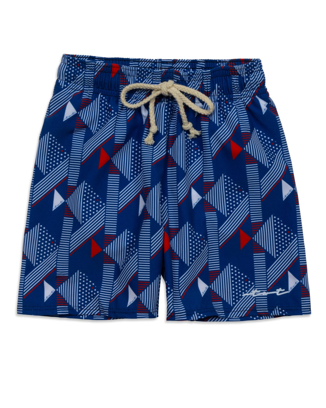 Patriotic Fish Boy Swim Trunks