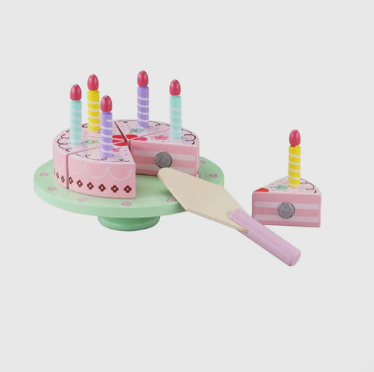 Wooden Birthday Cake | Imaginative Play Set
