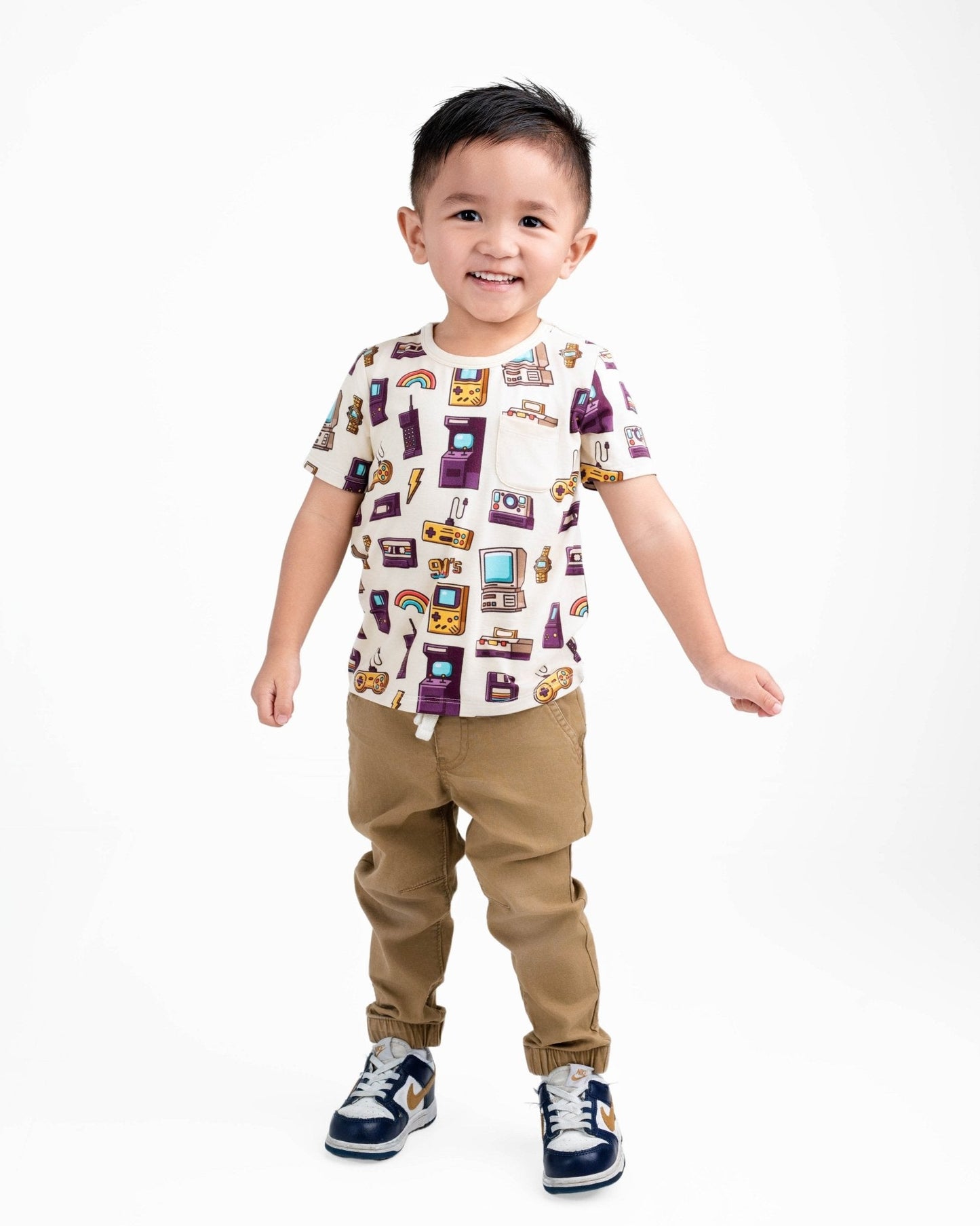 90's Retro Kids' Short Sleeve T-shirt