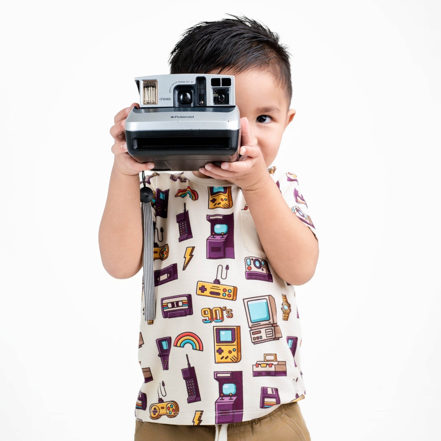90's Retro Kids' Short Sleeve T-shirt
